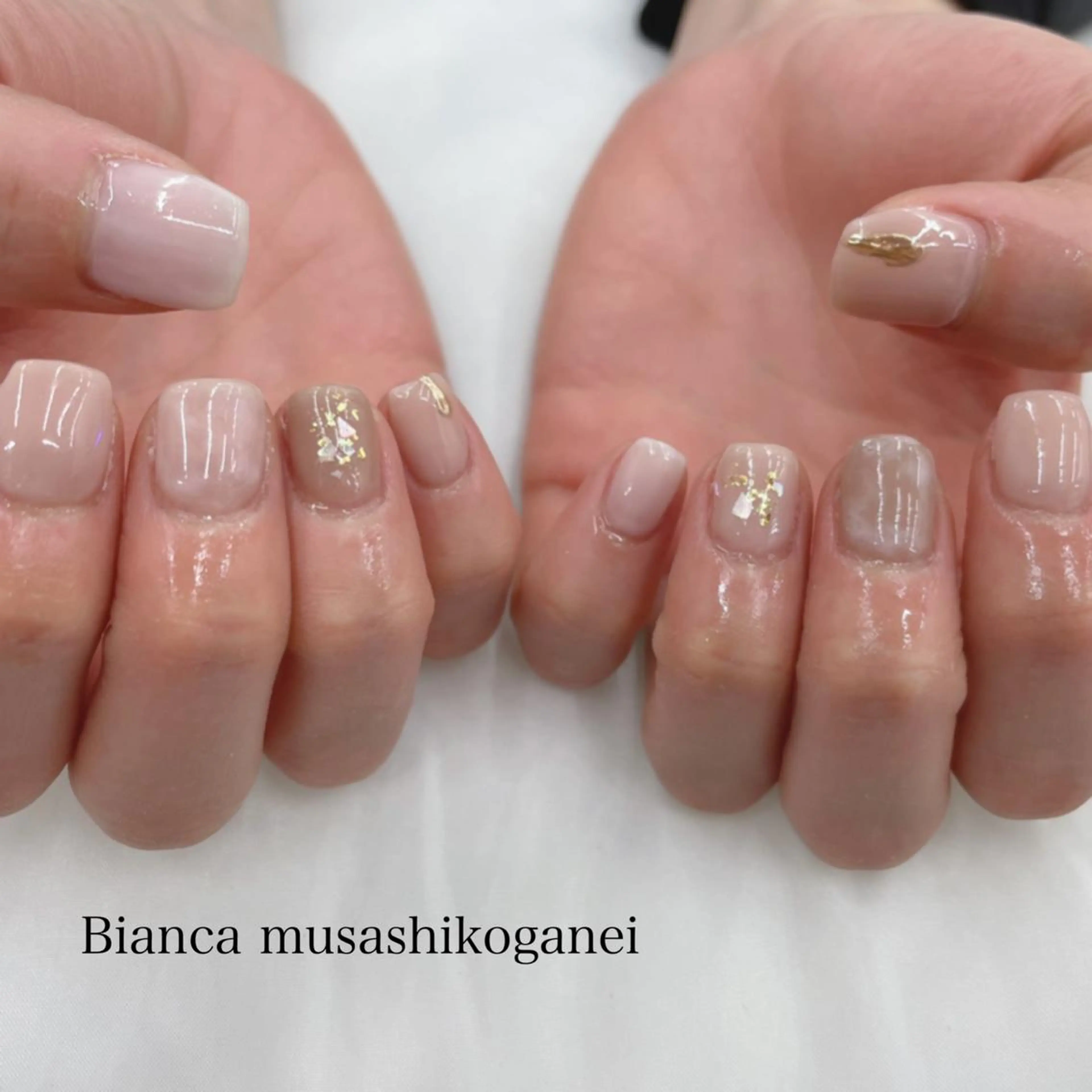 ネイル オフィスネイル Bianca 武蔵小金井　ほしののネイルデザイン