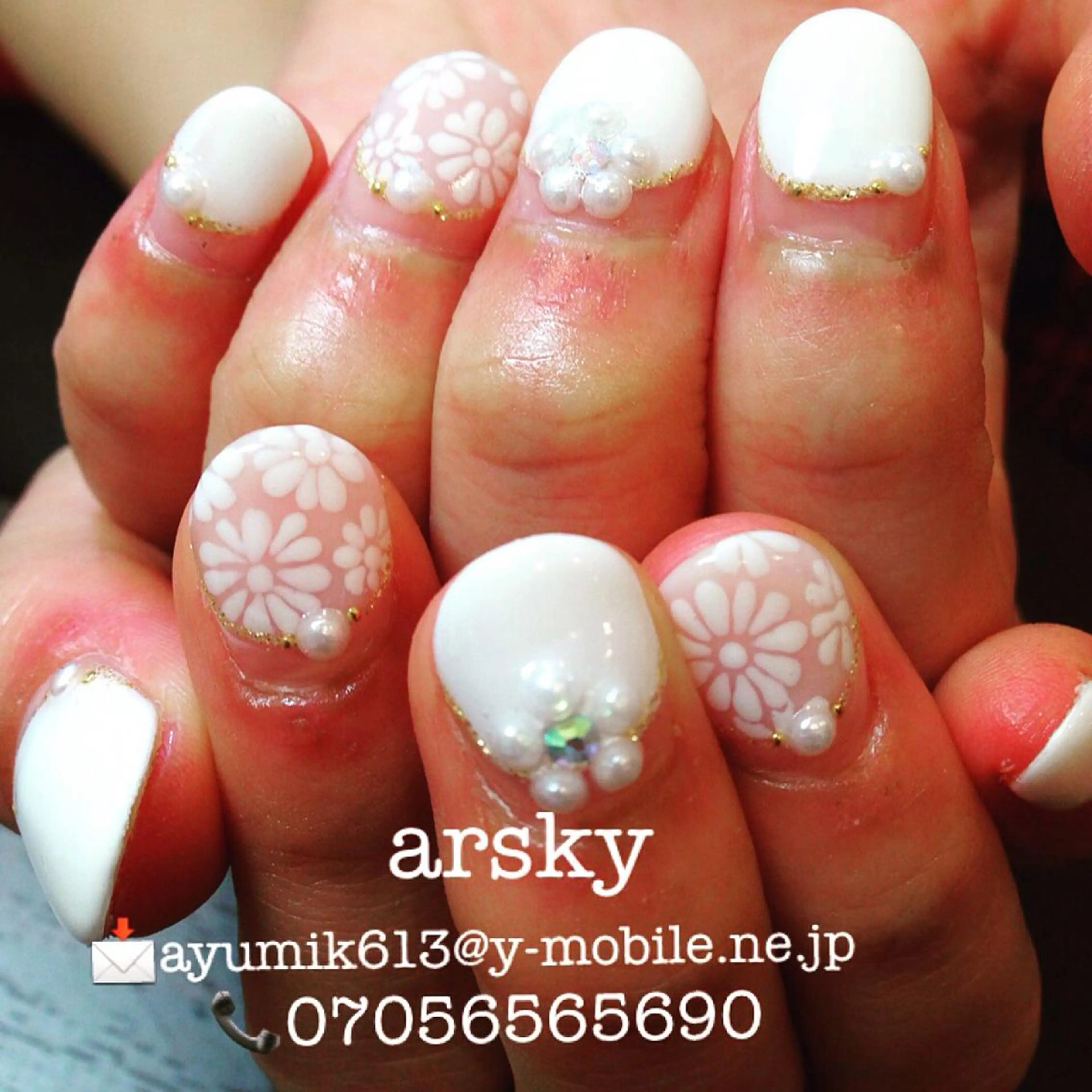 ネイル ブライダルネイル Mateo Nail Artのネイルデザイン