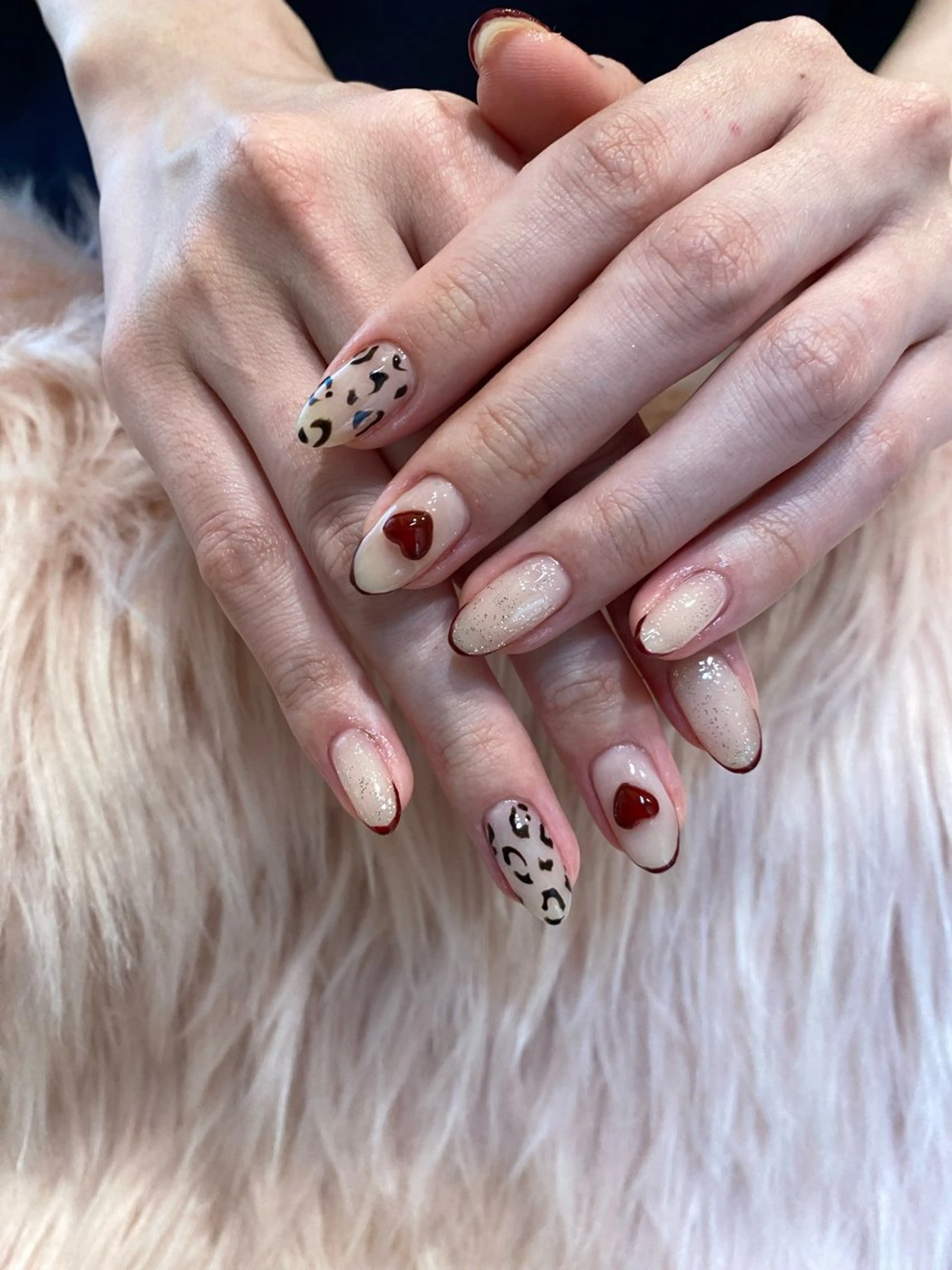 ネイル ハンドネイル crystal ⭐︎ colorのネイルデザイン