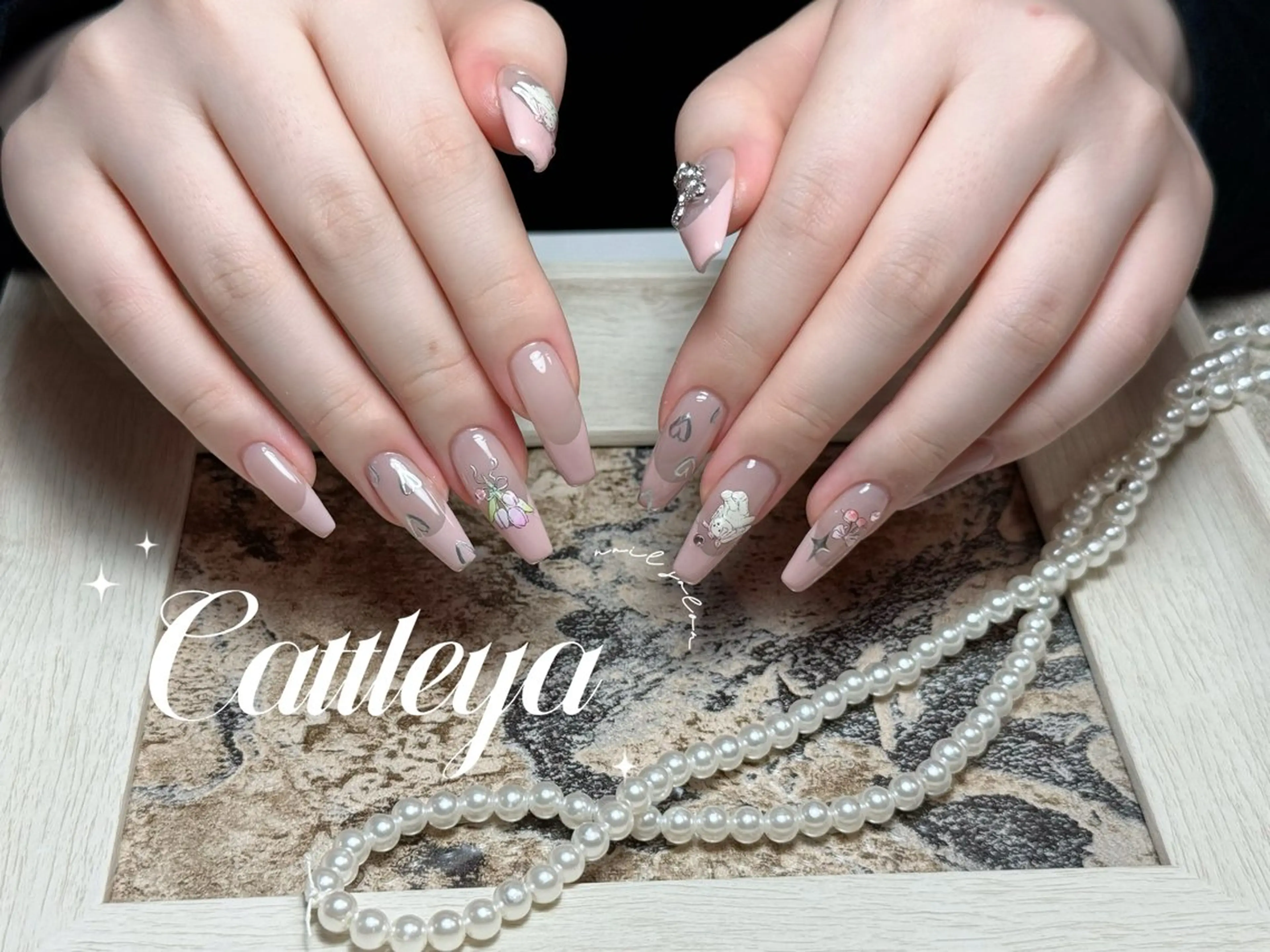 ネイル ハンドネイル ˖⊹Cattleya 吉祥寺♡˖ ⊹のネイルデザイン