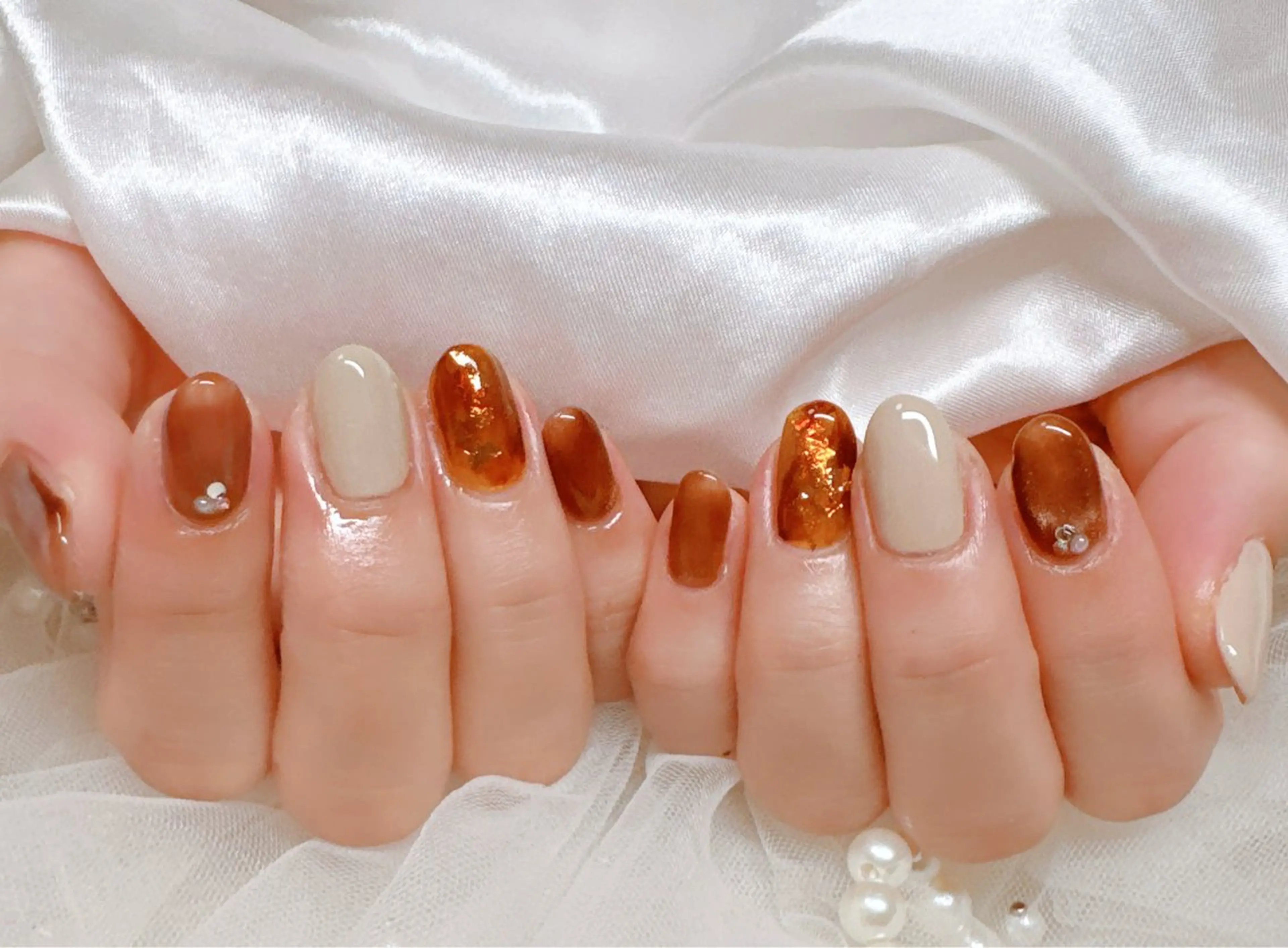 ネイル シンプルネイル 高島 夏海のネイルデザイン