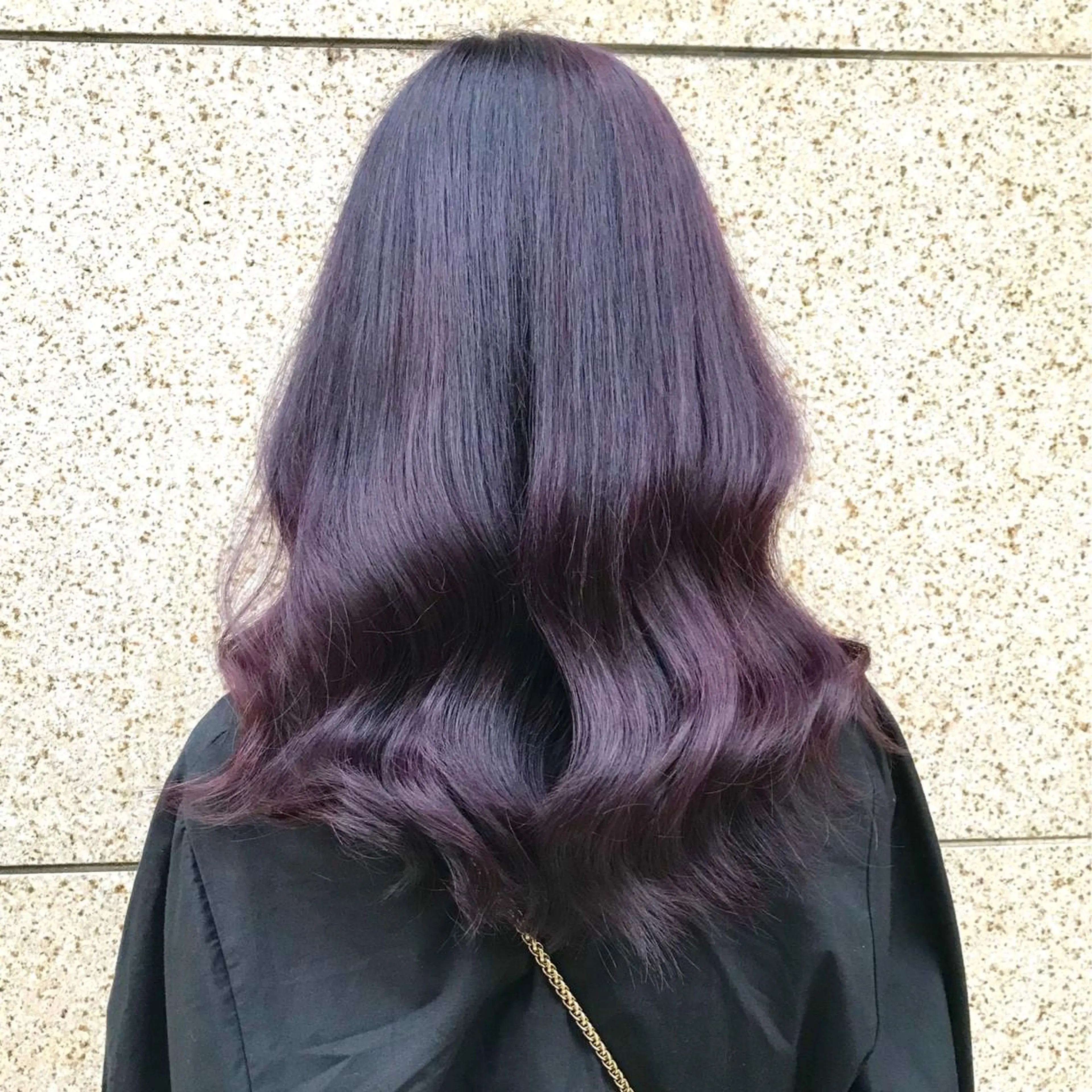 セミロング カラー ブリーチ ラベンダーカラー タンバルモリ ヨシンモリ ムルギョル巻き K-POP好き美容師 🇰🇷Kai.Yのヘアスタイル