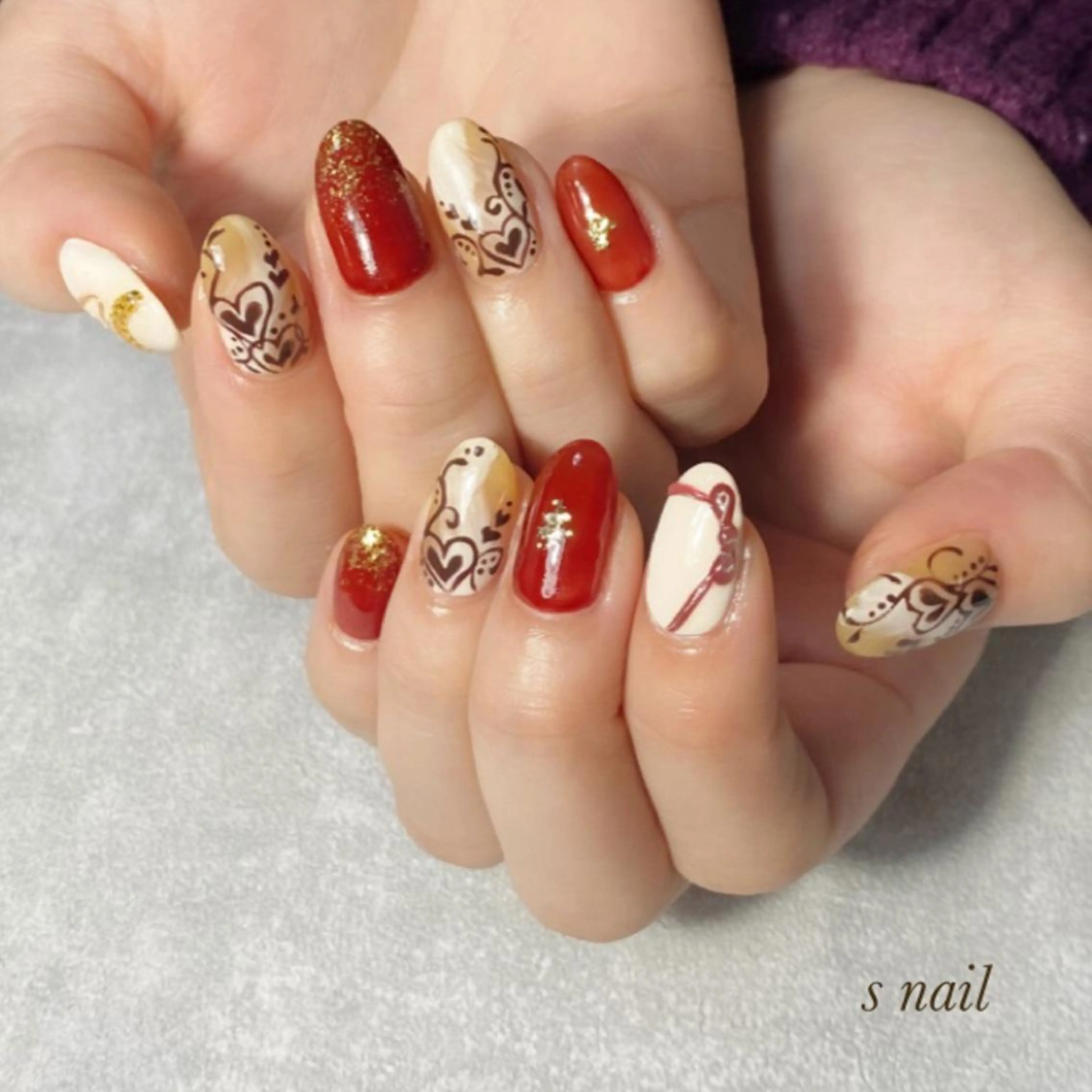 ネイル アートネイル s nail さとよしみゆきのネイルデザイン