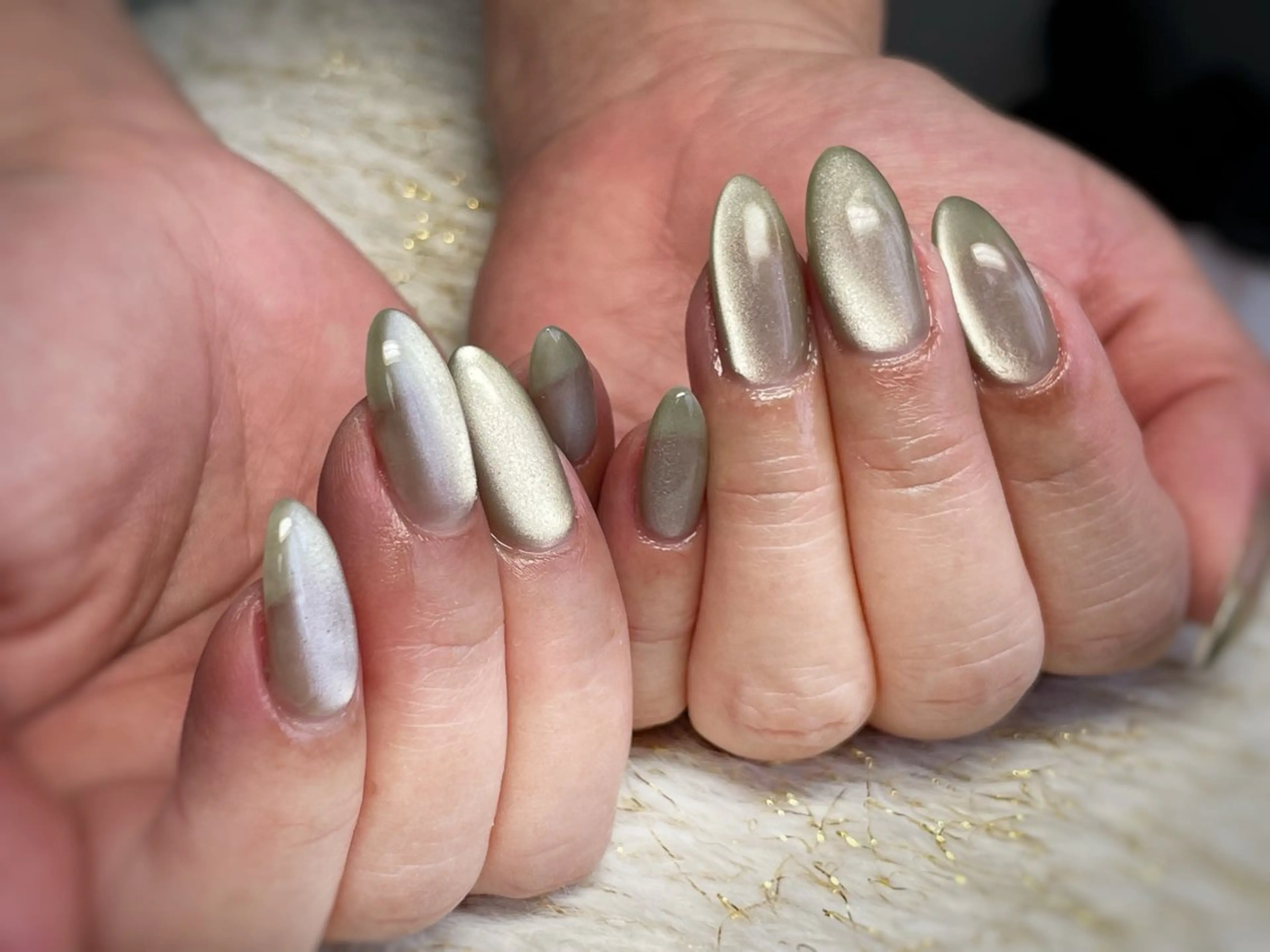 ネイル マグネットネイル ワンカラーネイル シンプルネイル ハンドネイル nail ayacaのネイルデザイン