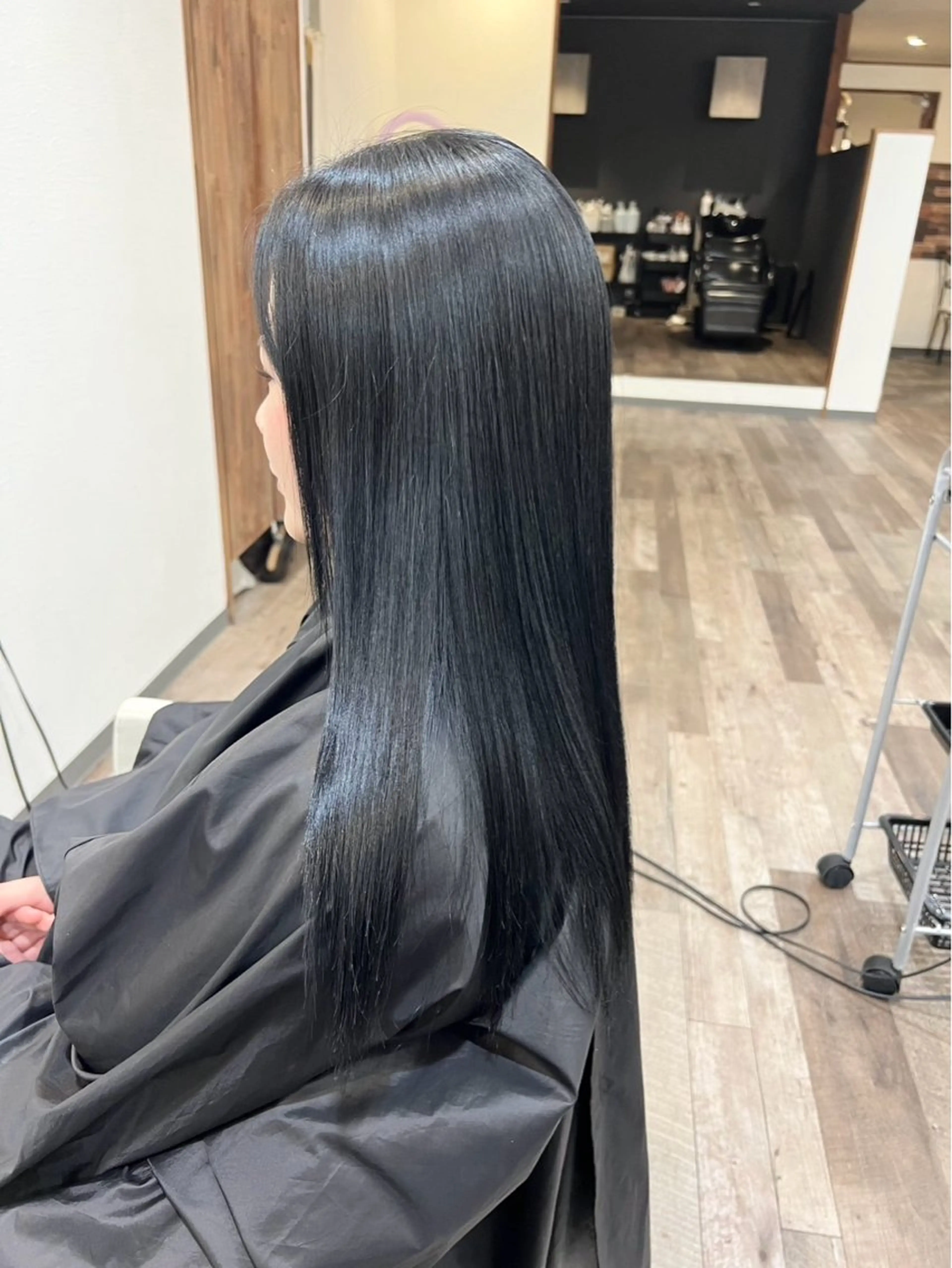 縮毛矯正＋カラーの写真