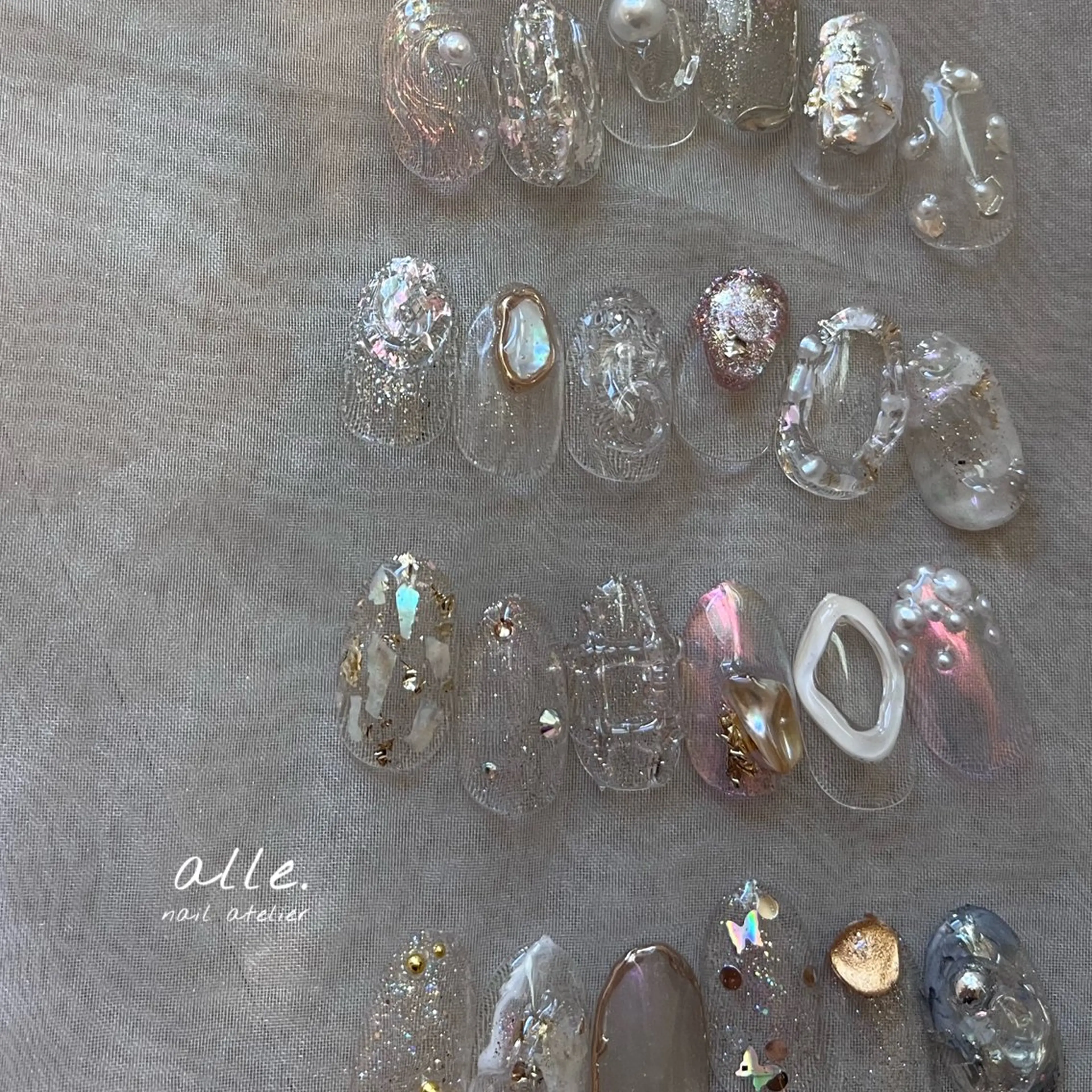 ネイル ハンドネイル atelier alle.のネイルデザイン