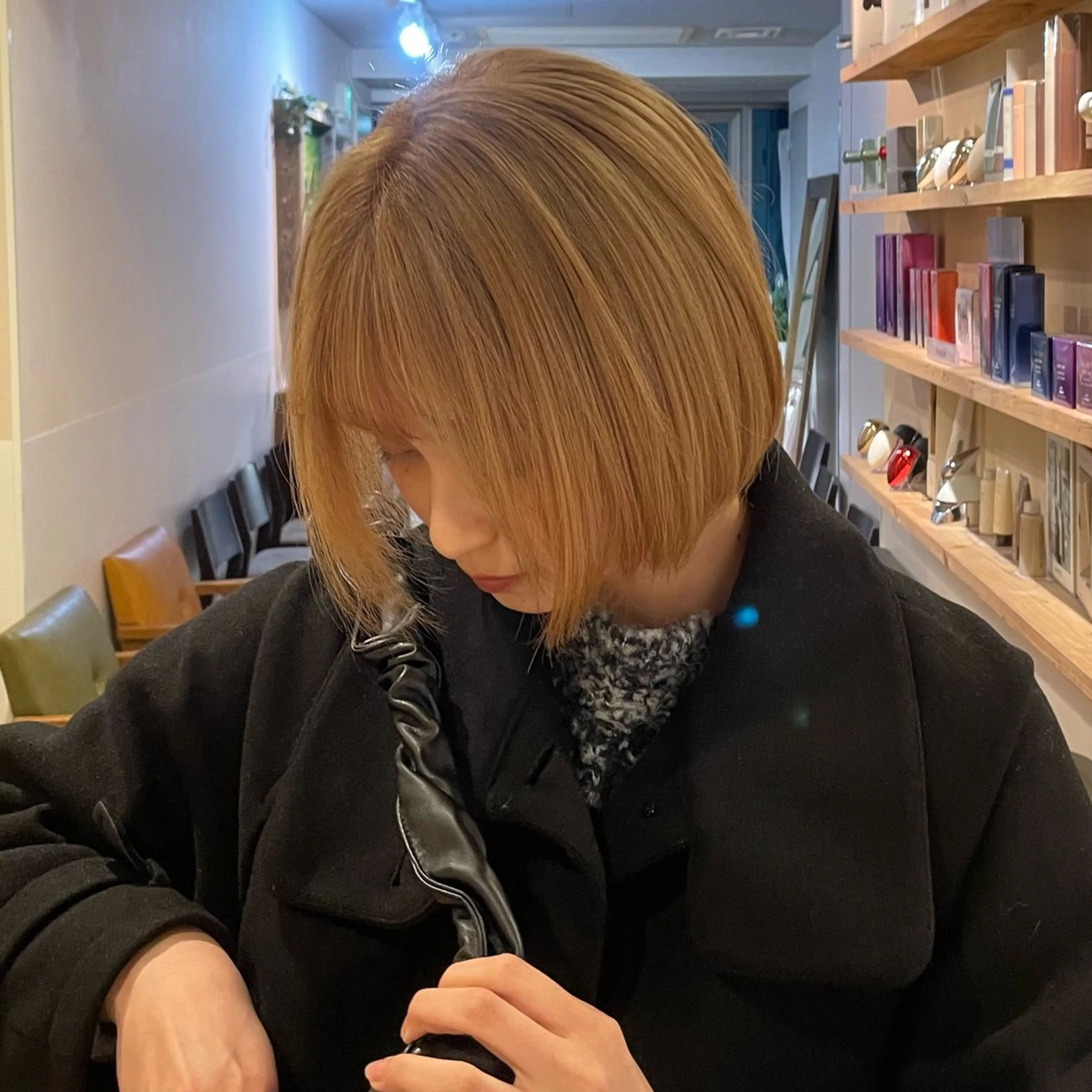 ショート カット ヘアカラー カットモデル募集‎ / 角本 藍のヘアスタイル