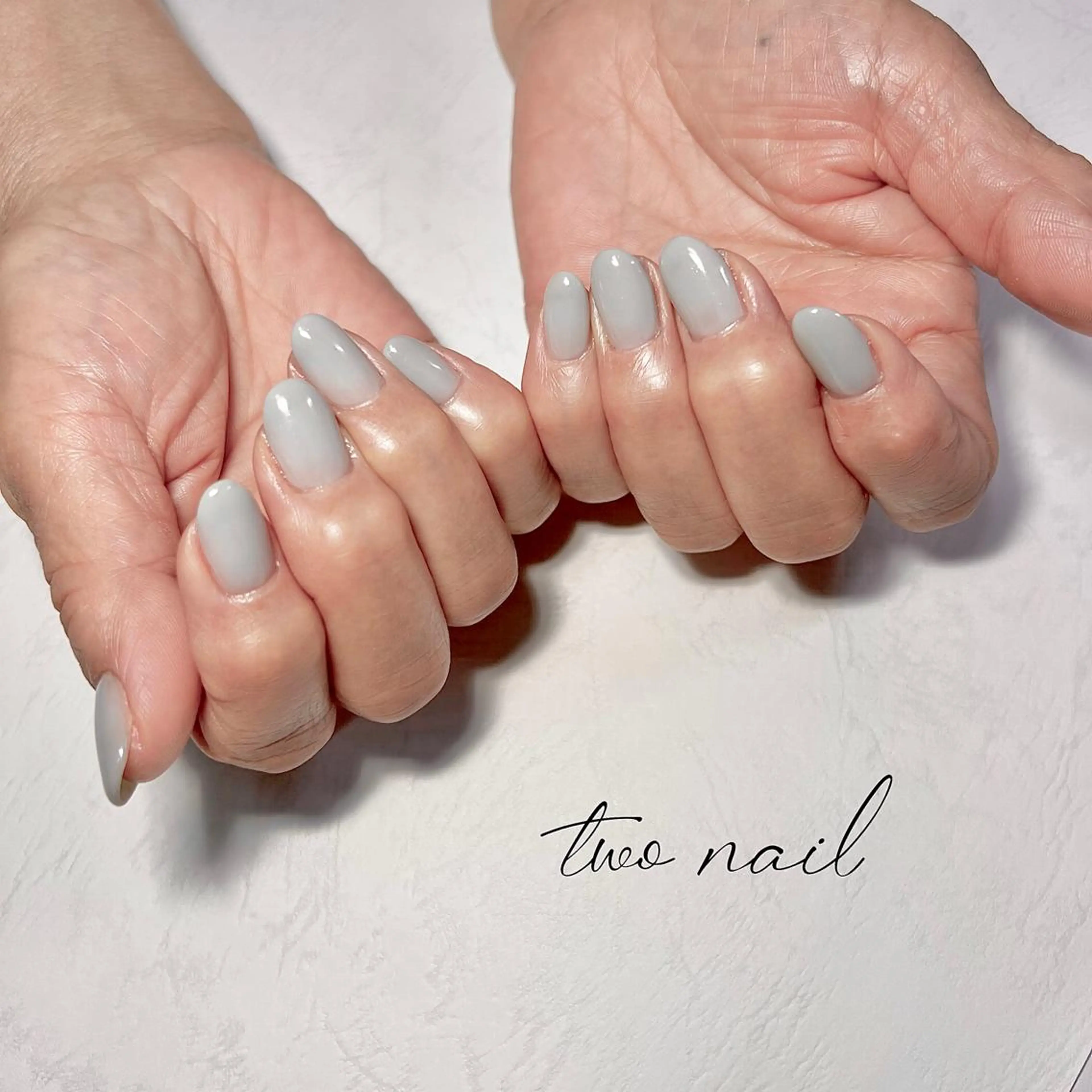 ネイル アートネイル フットネイル ハート ニュアンスネイル ホワイト ハンドネイル two nailのネイルデザイン