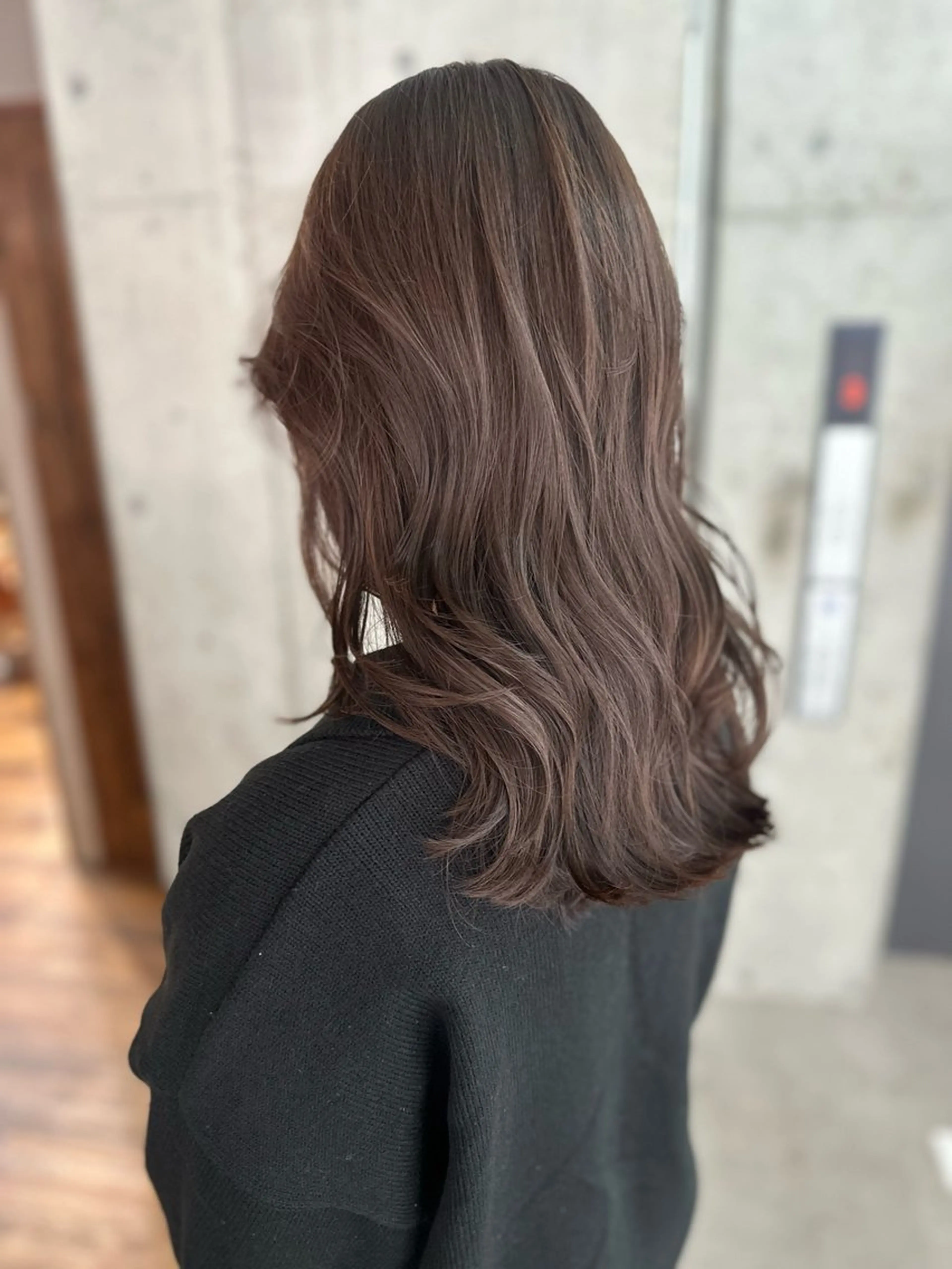 セミロング カラー ヘアアレンジ ヘアカラー トリートメント 透明感/ブリーチ/ 髪質改善💛miuのヘアスタイル