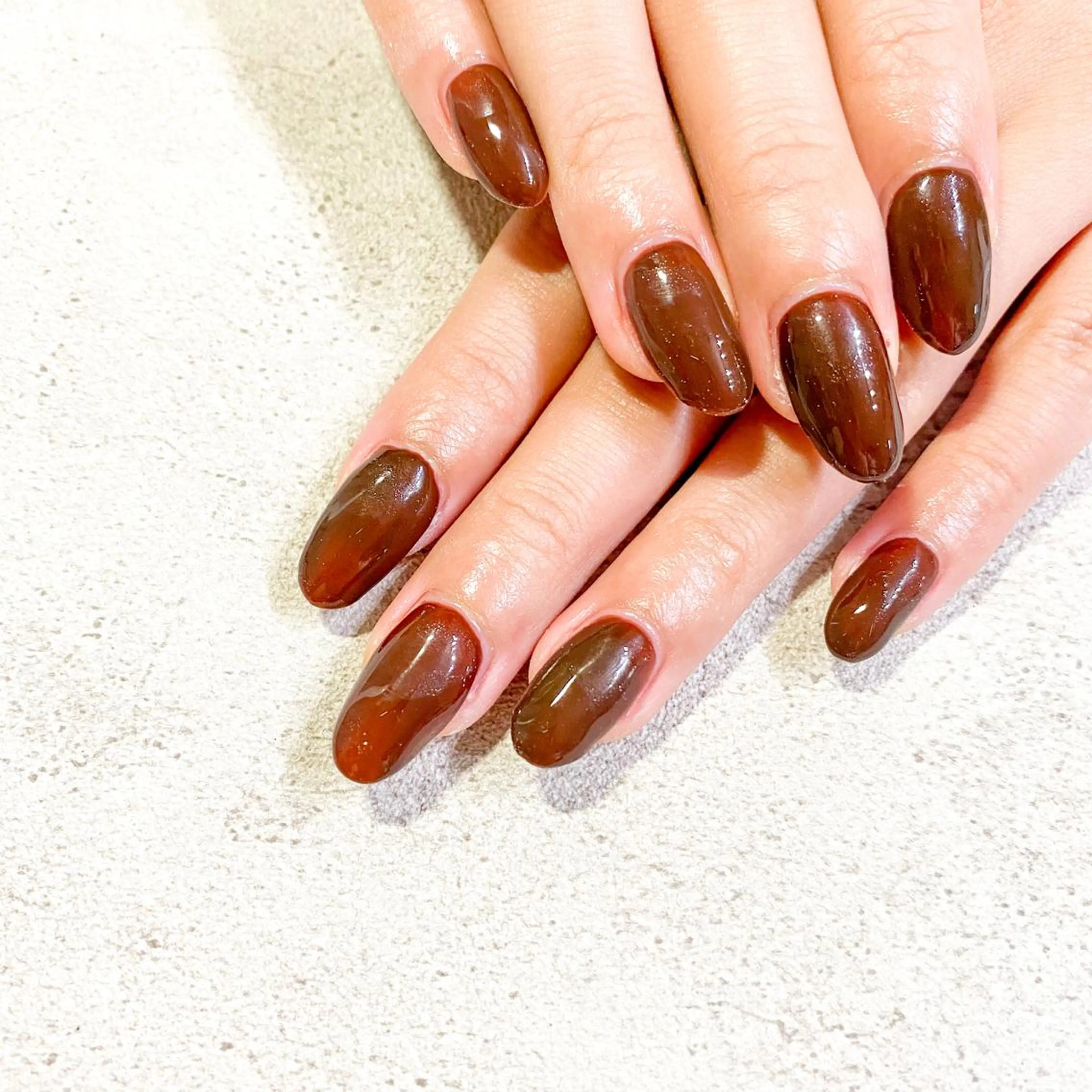 ネイル ハンドネイル ゴテゴテ💙ワンホン リオナのネイルデザイン