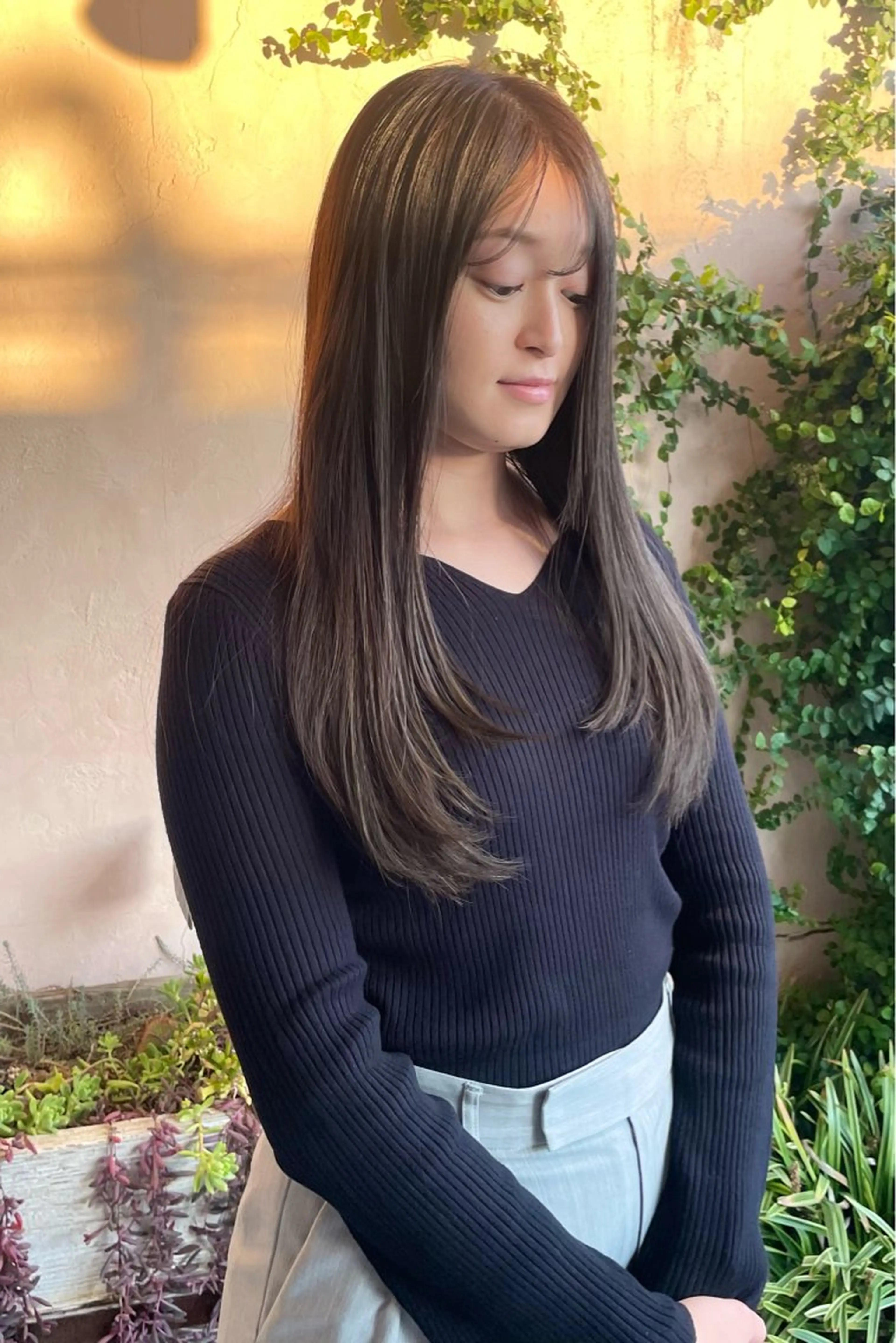 ロング レイヤーカット 橋本 実奈美のヘアスタイル