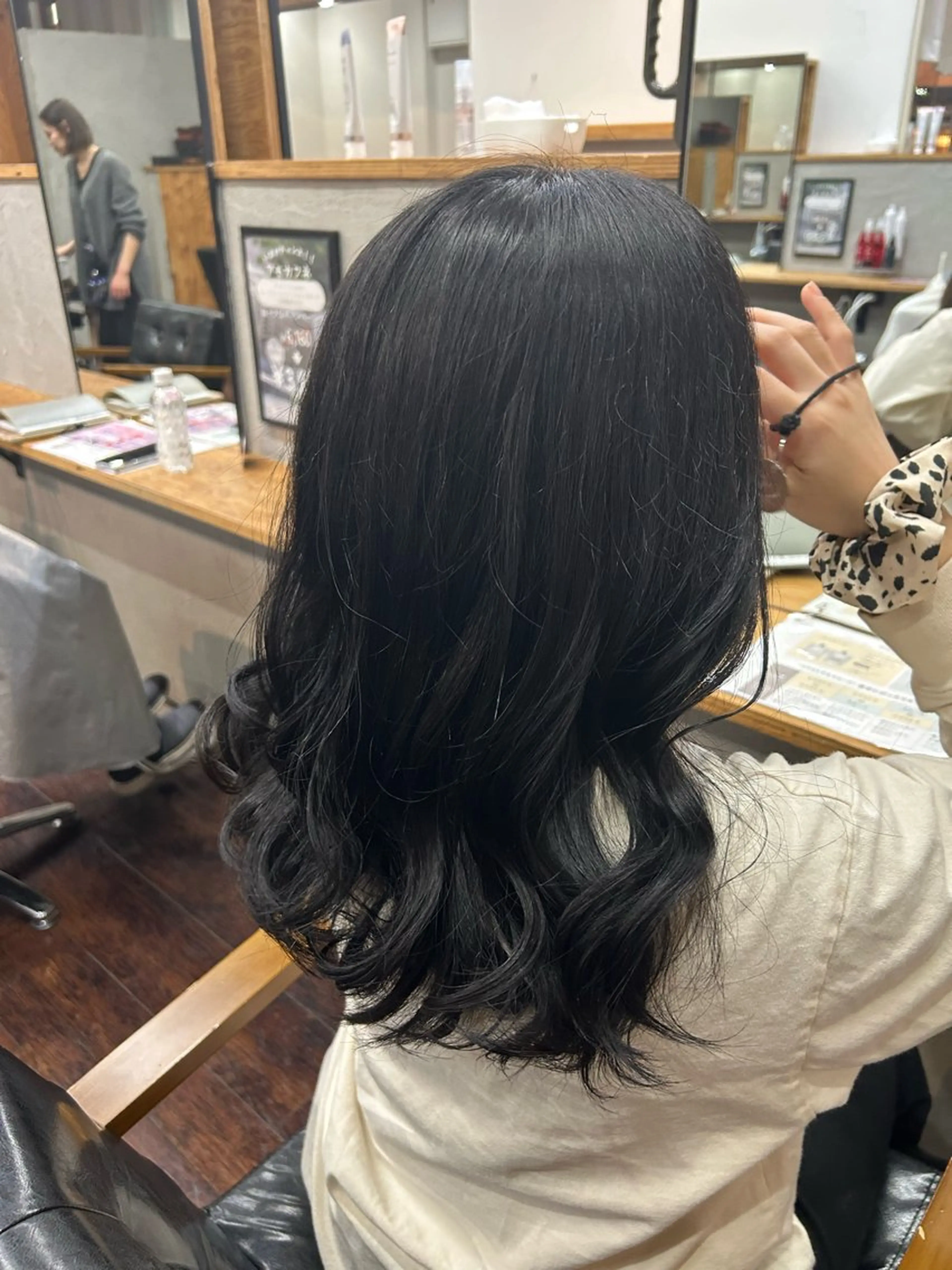 ロング カラー 黒髪 ヘアカラー 酸性ストレート/ ボブ/暖色/リコのヘアスタイル