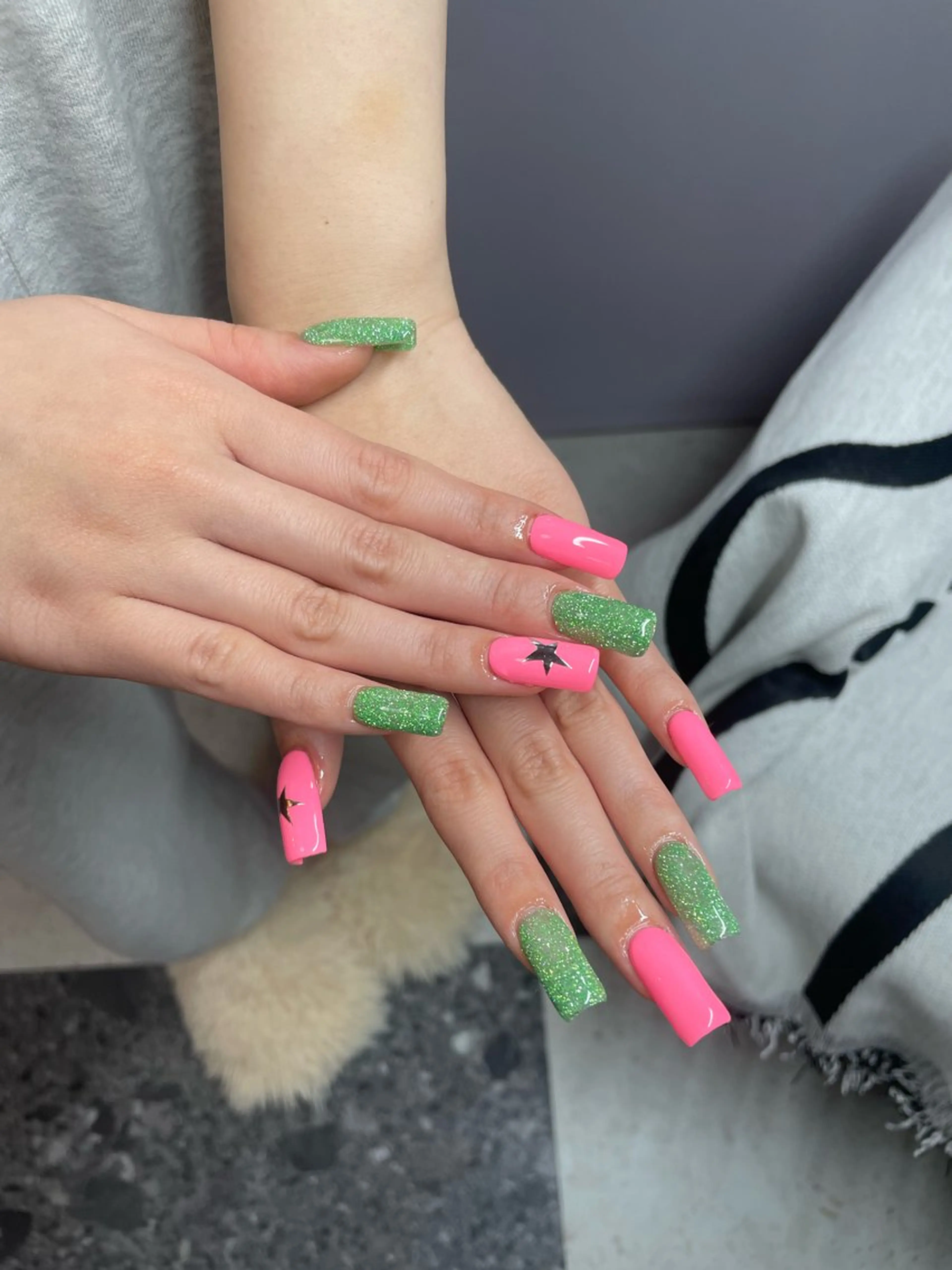 ネイル ワンカラーネイル 春ネイル ハンドネイル posa nail モエミのネイルデザイン