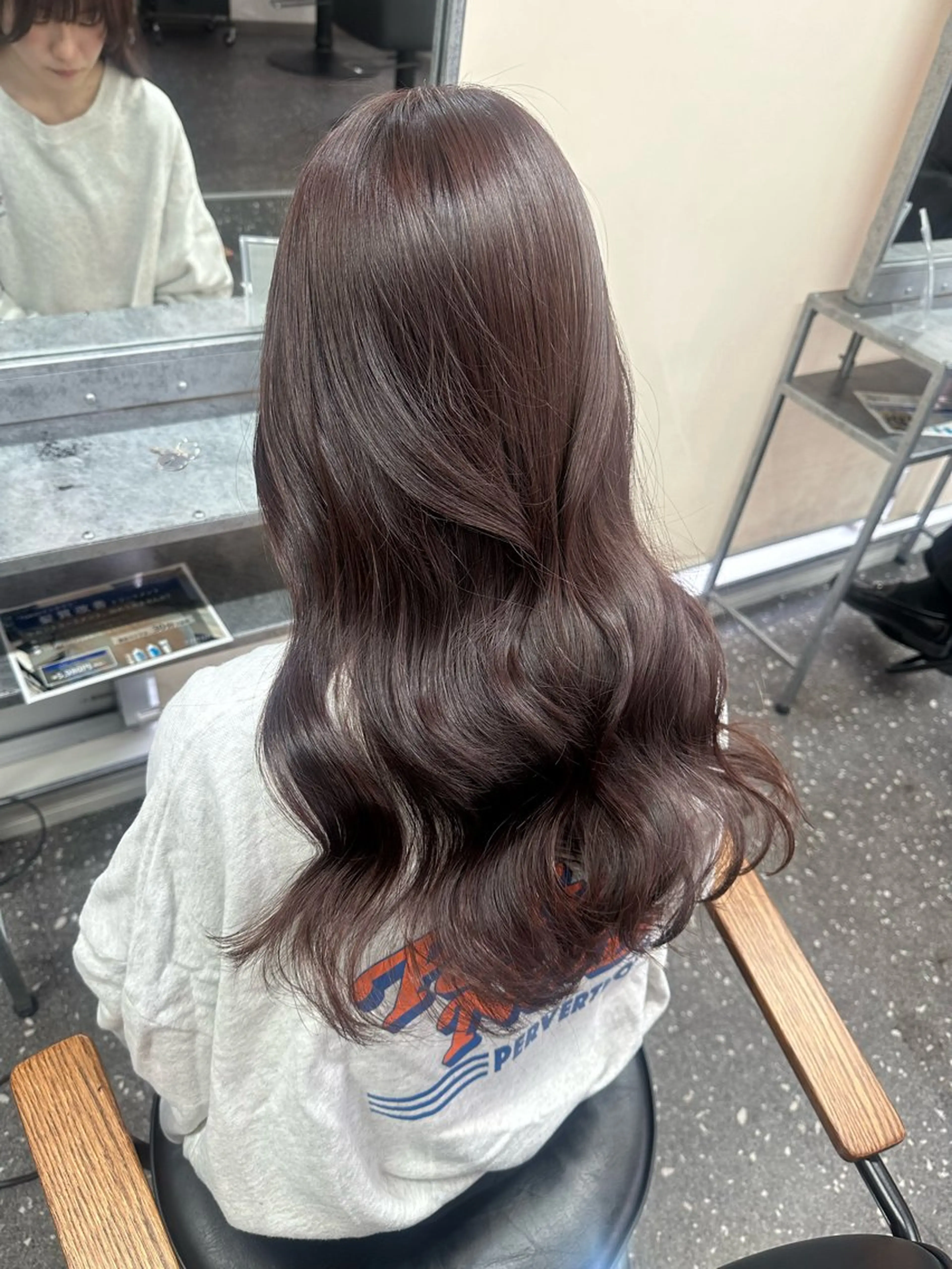 ロング カラー カット ヘアカラー トリートメント 髪質改善⭐️縮毛矯正 中野⭐️Rinaのヘアスタイル