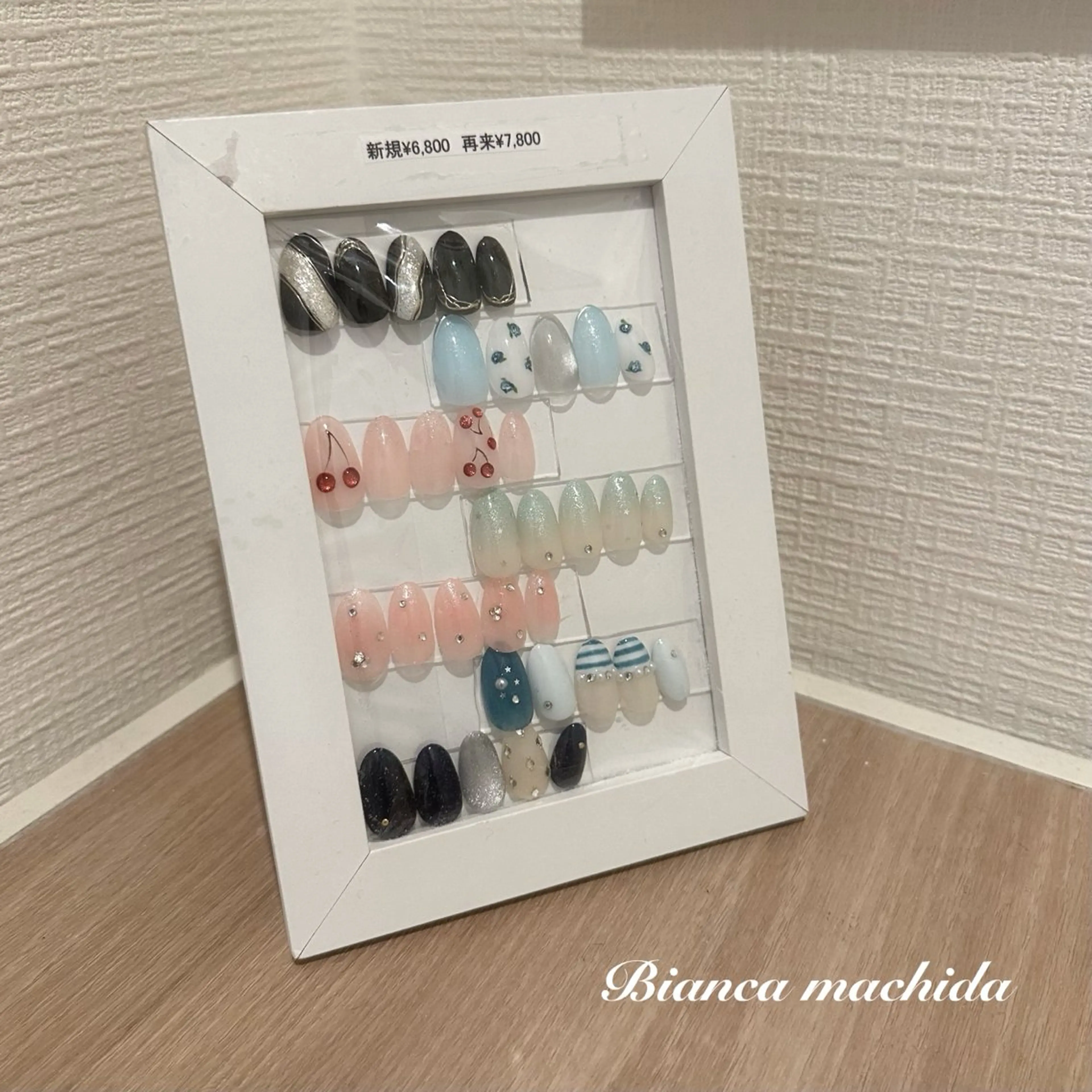 ネイル ハンドネイル BIANCA 🖤 NISHIMURAのネイルデザイン