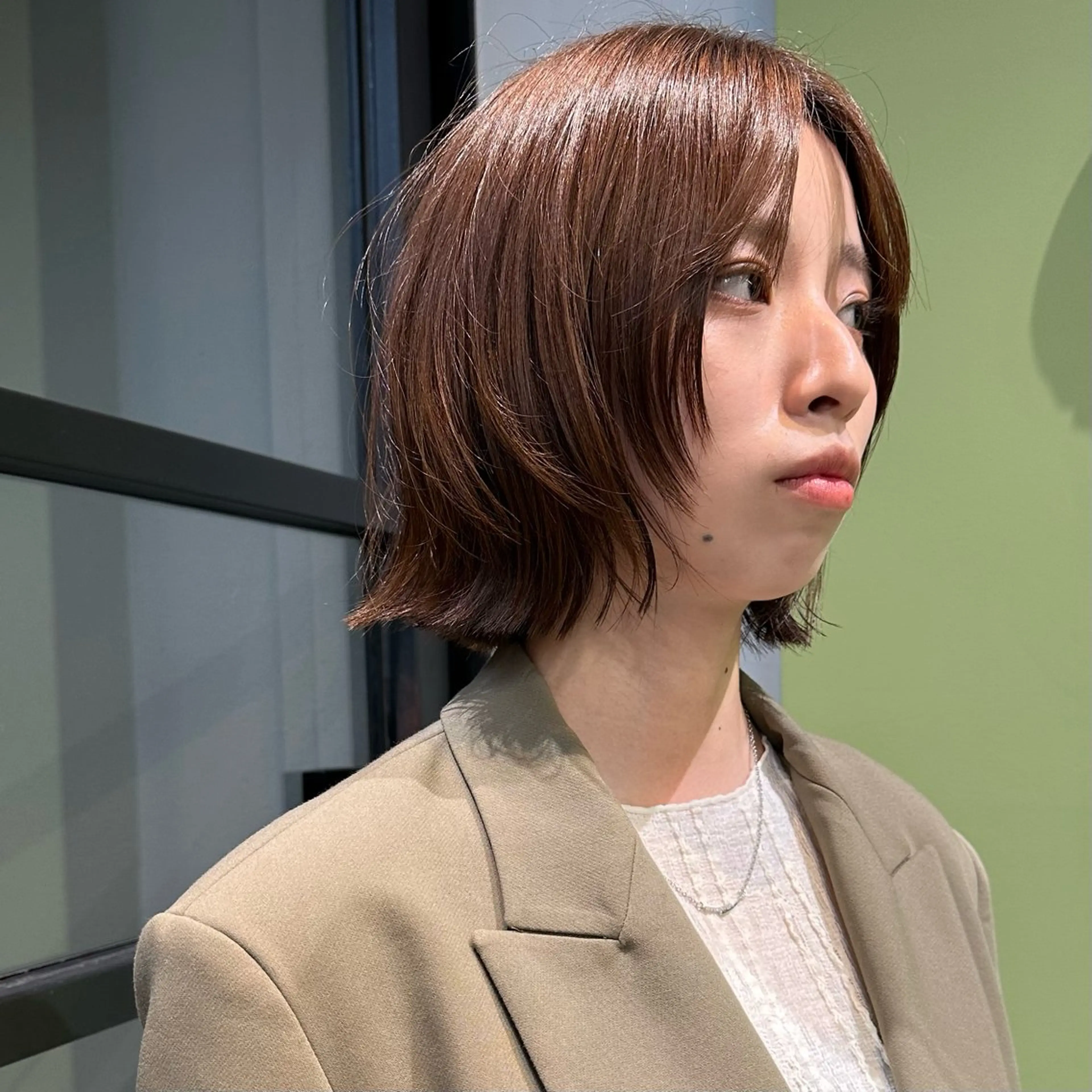 U-27ボブカットモデル　シャンプーブロー　トリートメント付きです！の写真