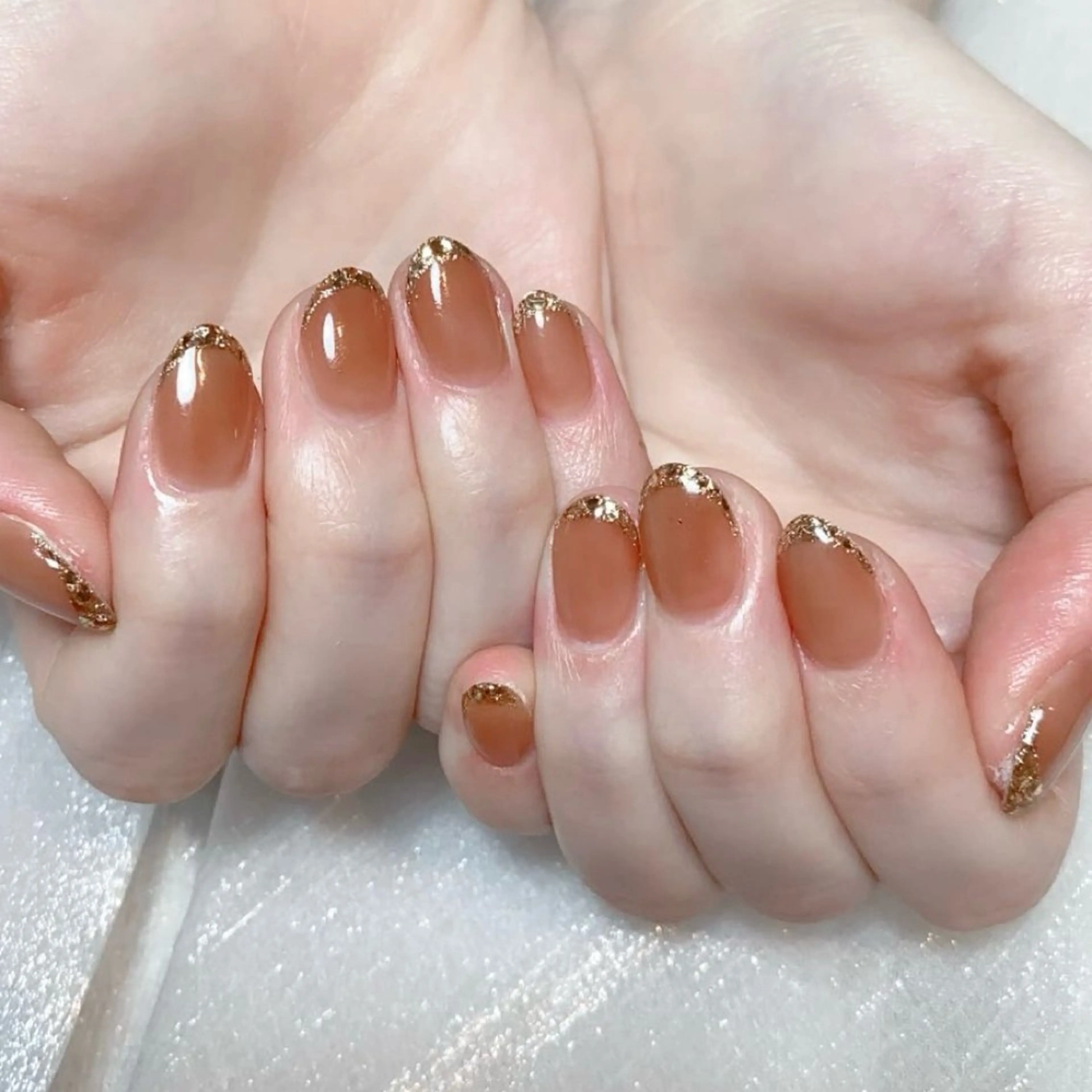 メンズ ネイル メンズ韓国風 アートネイル オーロラネイル ガーリー キラキラネイル ハンドネイル Nail salon 木にいるのネイルデザイン