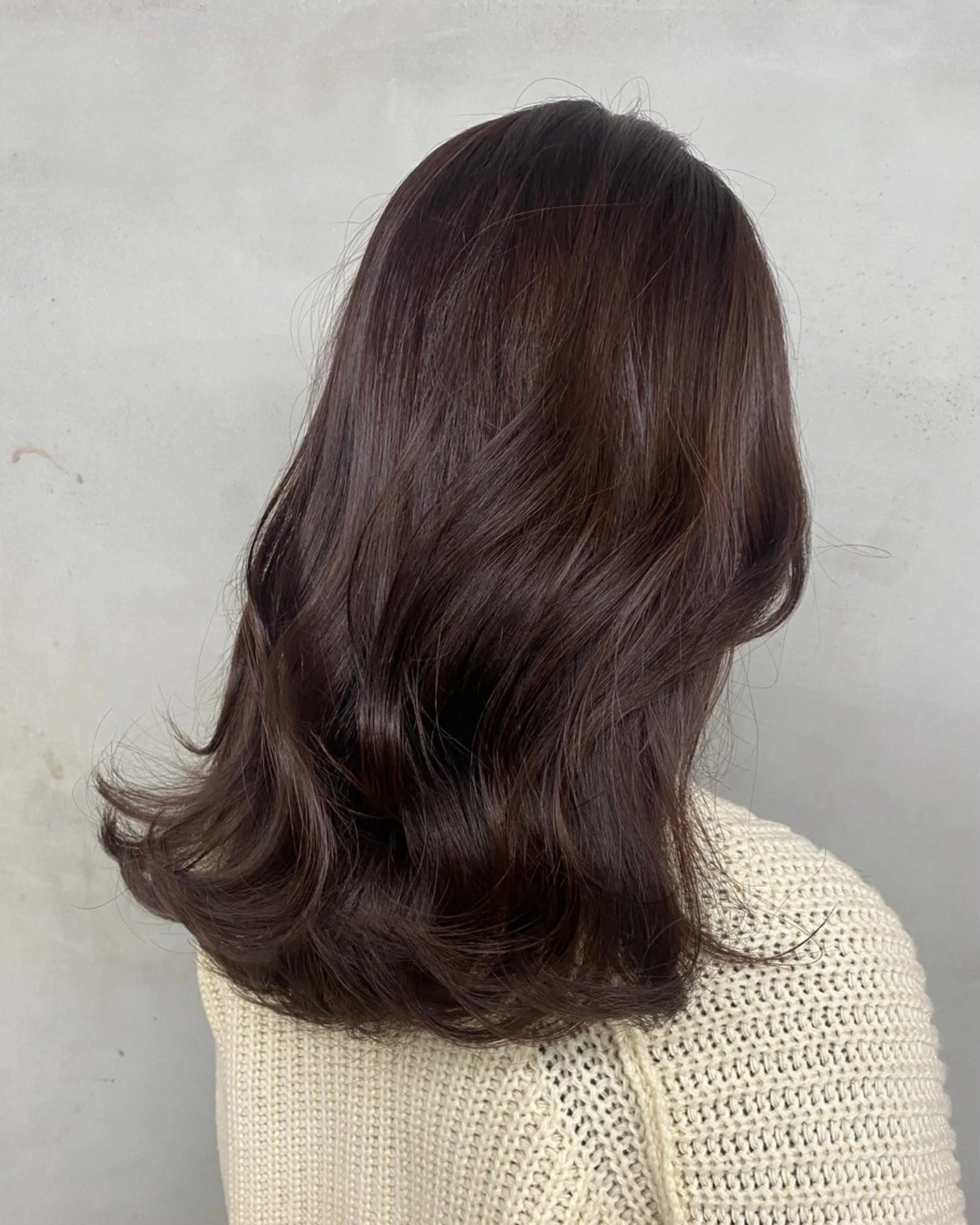 ロング カラー ヘアカラー 新宿/韓国ヘア/ 髪質改善ストレートのヘアスタイル