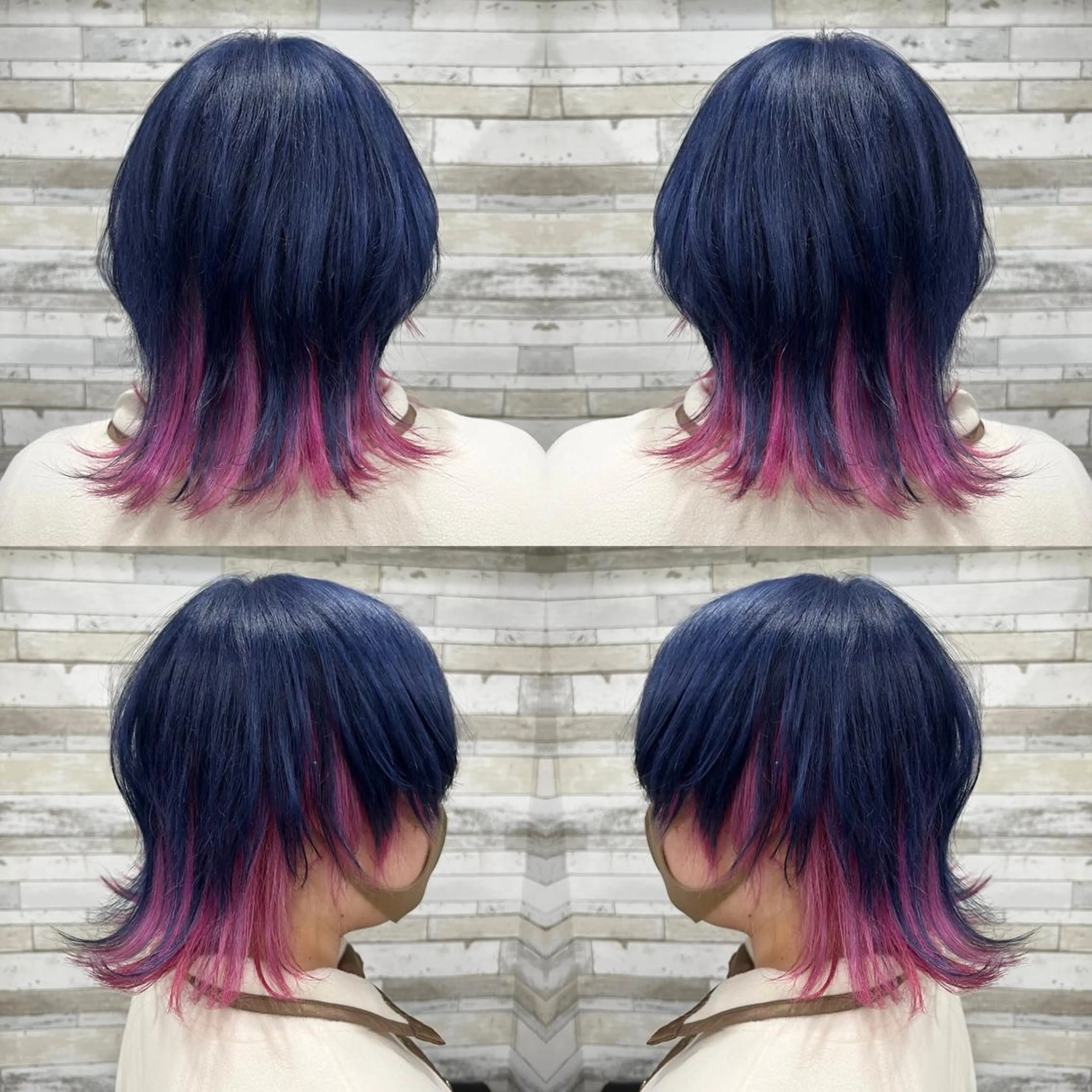 ショート ヘアカラー トリートメント 🌈推し色派手髪 ハイトーンShinのヘアスタイル