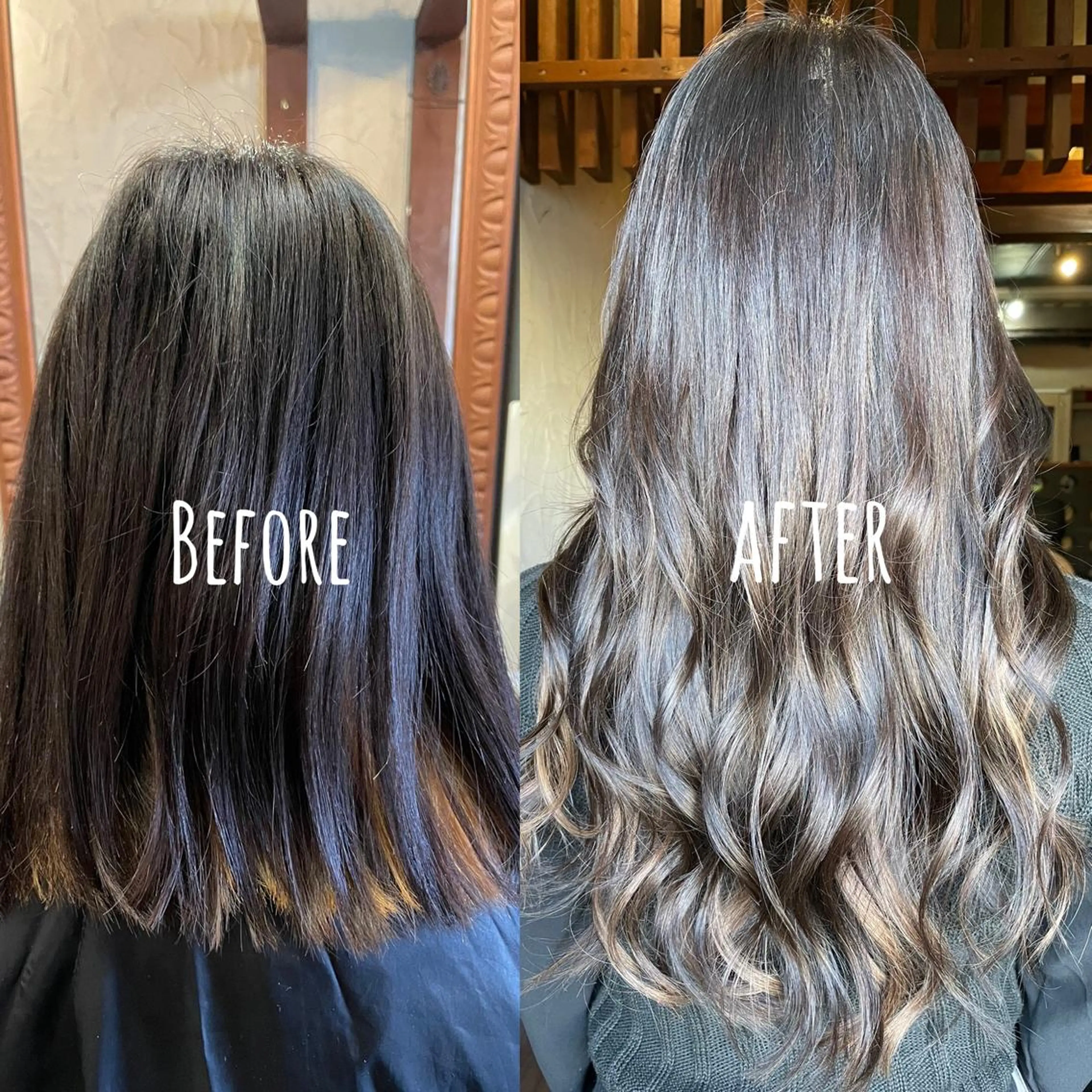 ロング シールエクステ エクステ ロング カット エクステ ❤️MASAKO❤️ 🌸🩷エクステ🩷のヘアスタイル