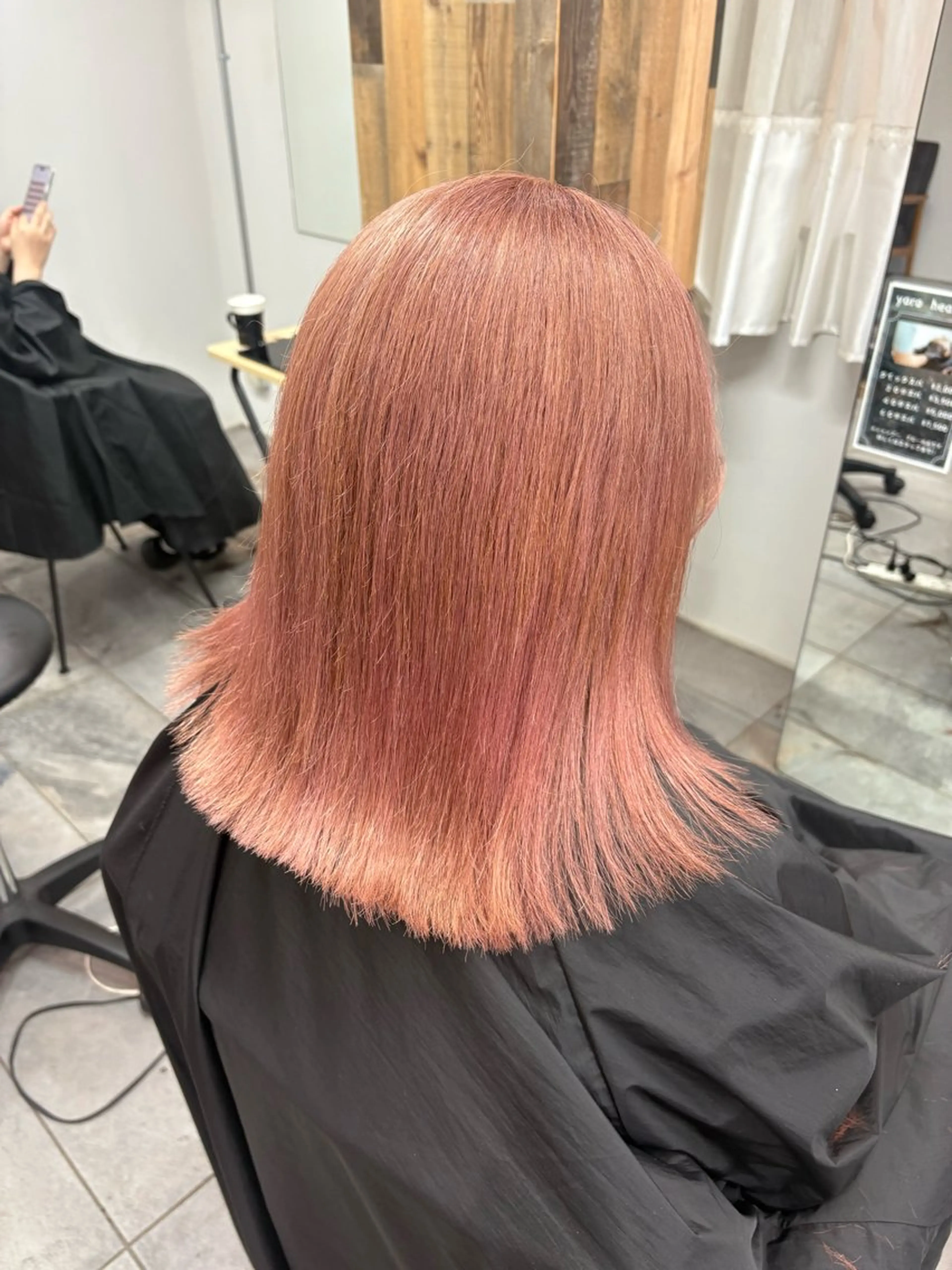 ミディアム カラー ブリーチ ハイトーンカラー SHICUNE /ミホのヘアスタイル