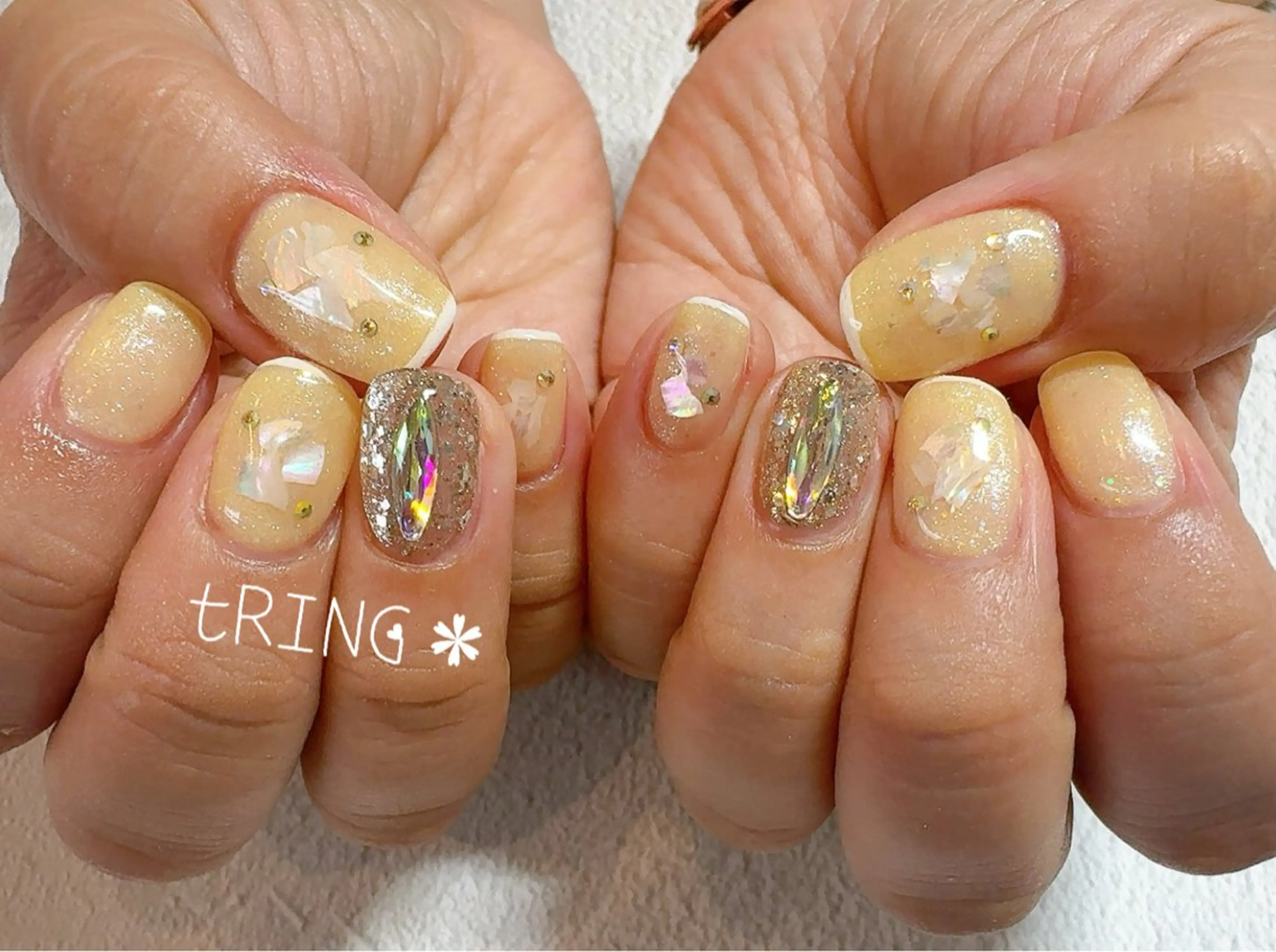 ネイル ハンドネイル tRING＊ しいの木台のネイルデザイン