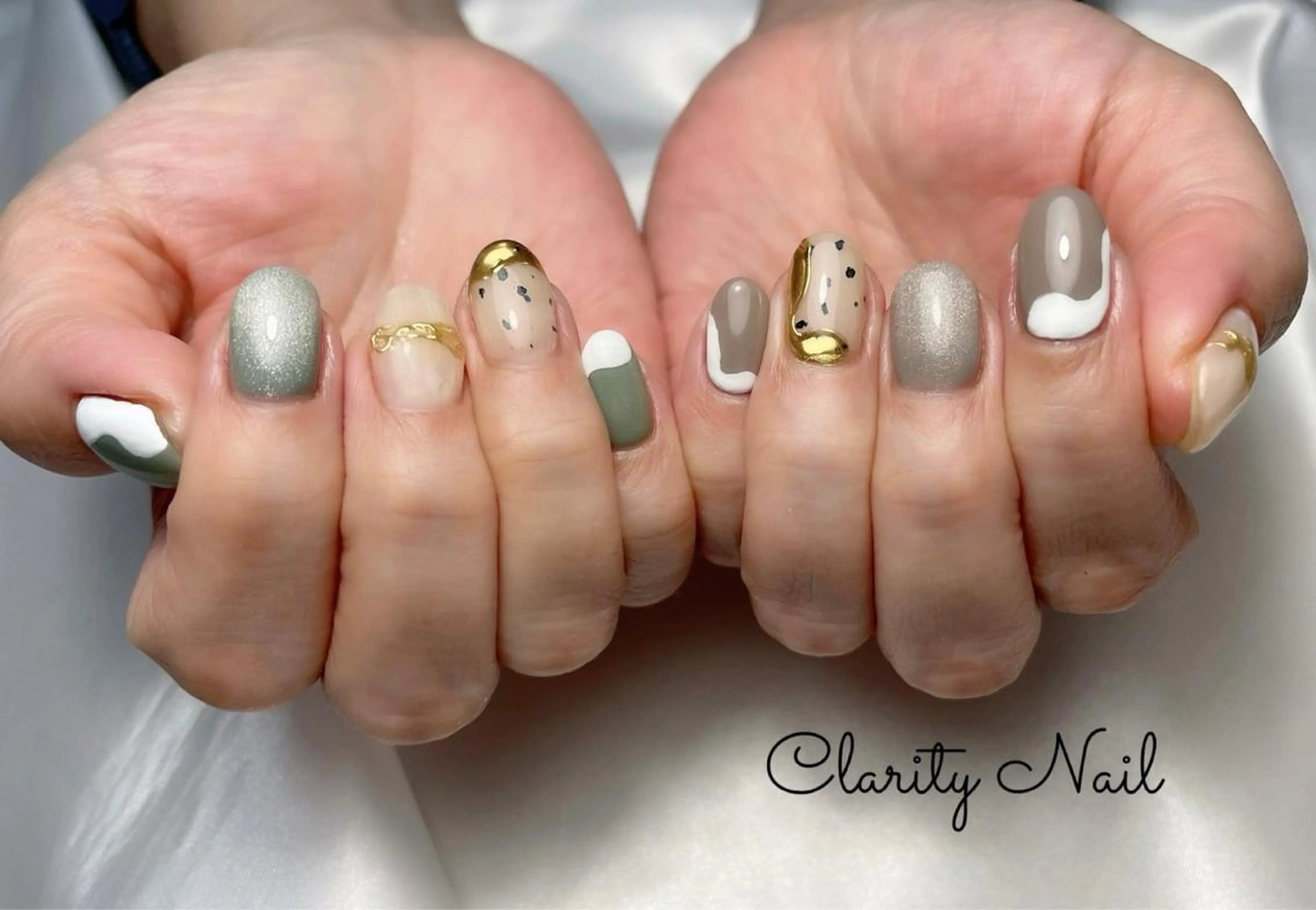 ネイル アートネイル 持ち込み ハンドネイル Clarity Nailのネイルデザイン