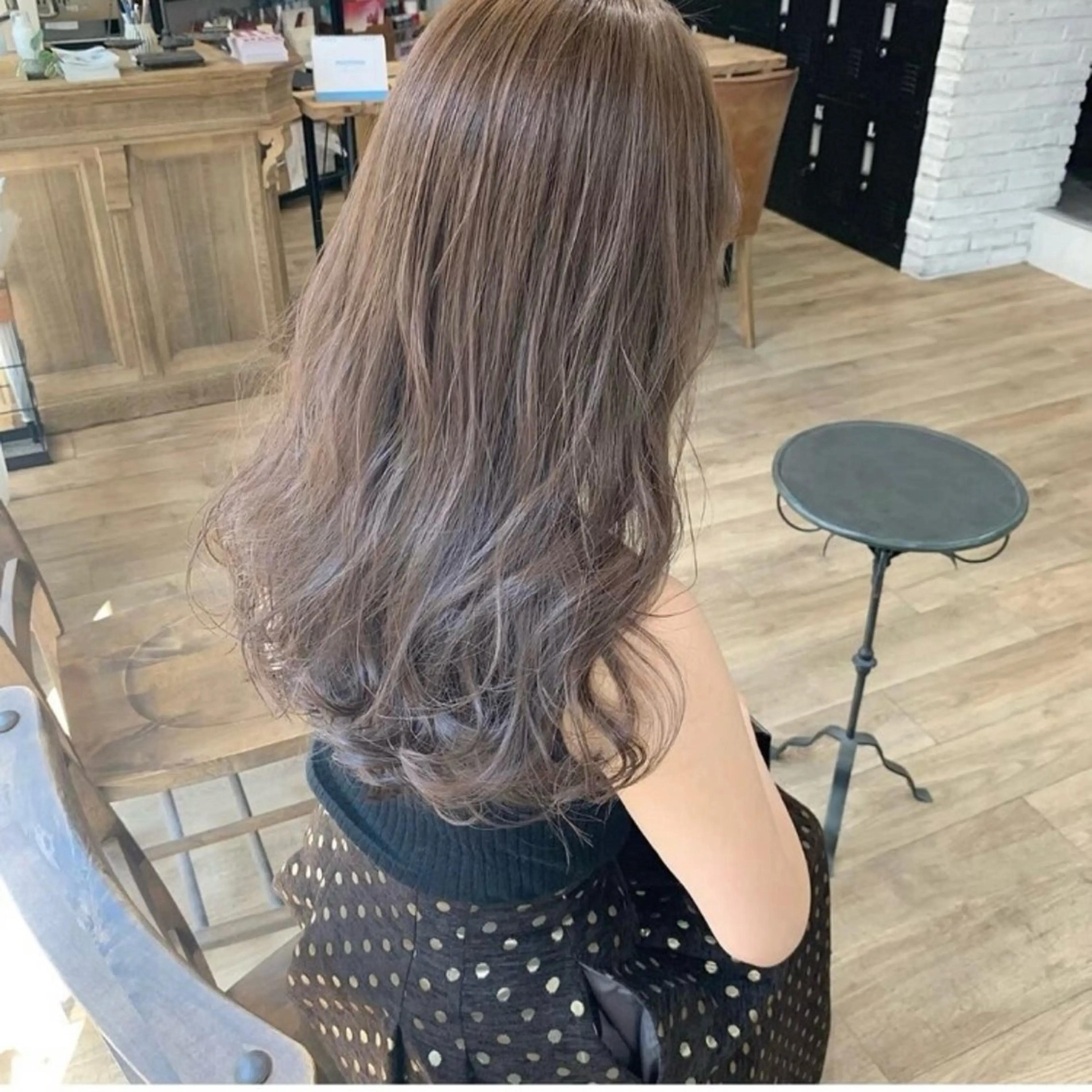 ロング カラー ヘアカラー Ria🌙*ﾟ 艶カラーのヘアスタイル
