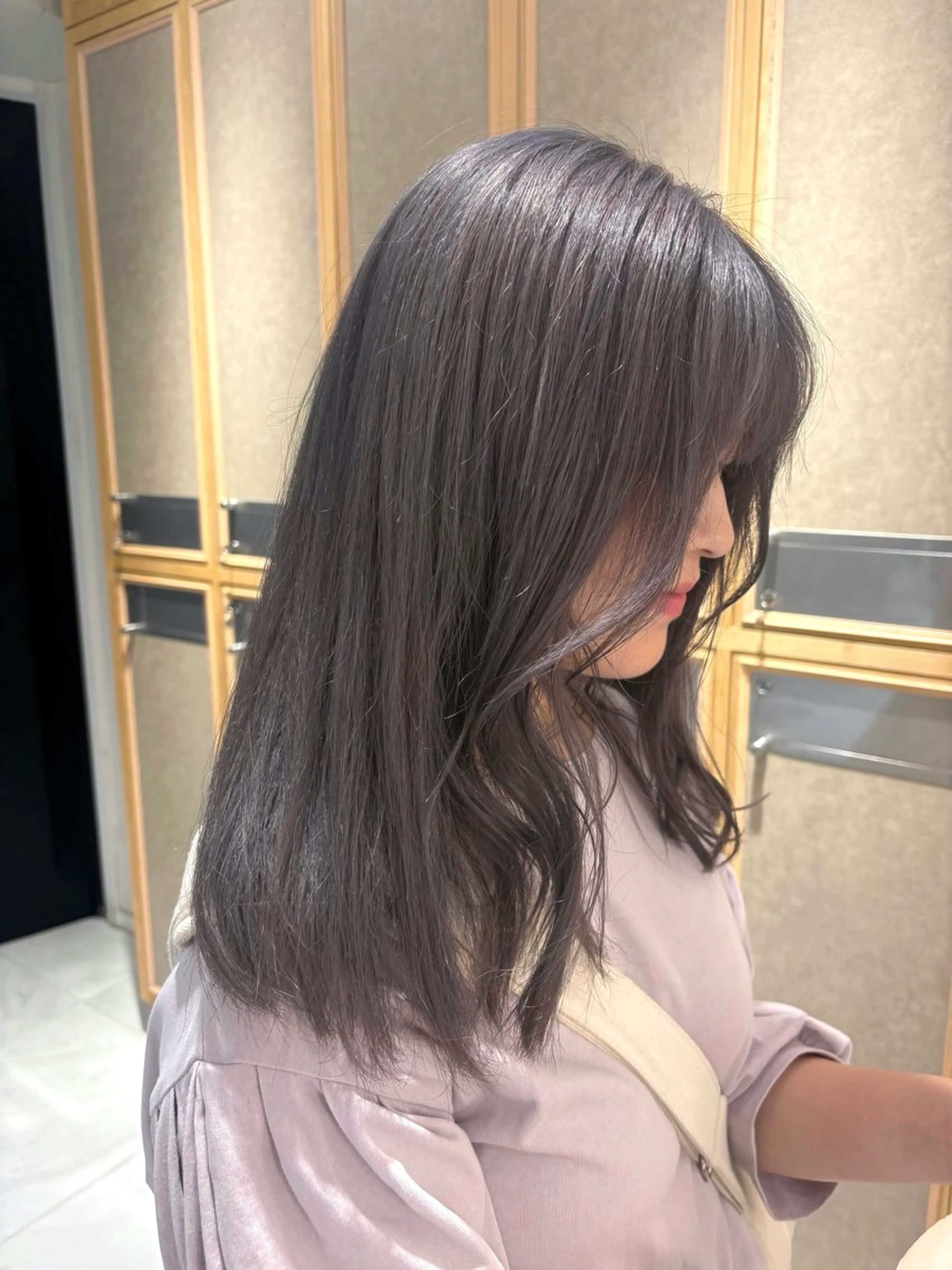 ロング カラー カット ヘアカラー トリートメント ヘアセット 大人可愛い/レイヤー /艶カラー🪼風香のヘアスタイル