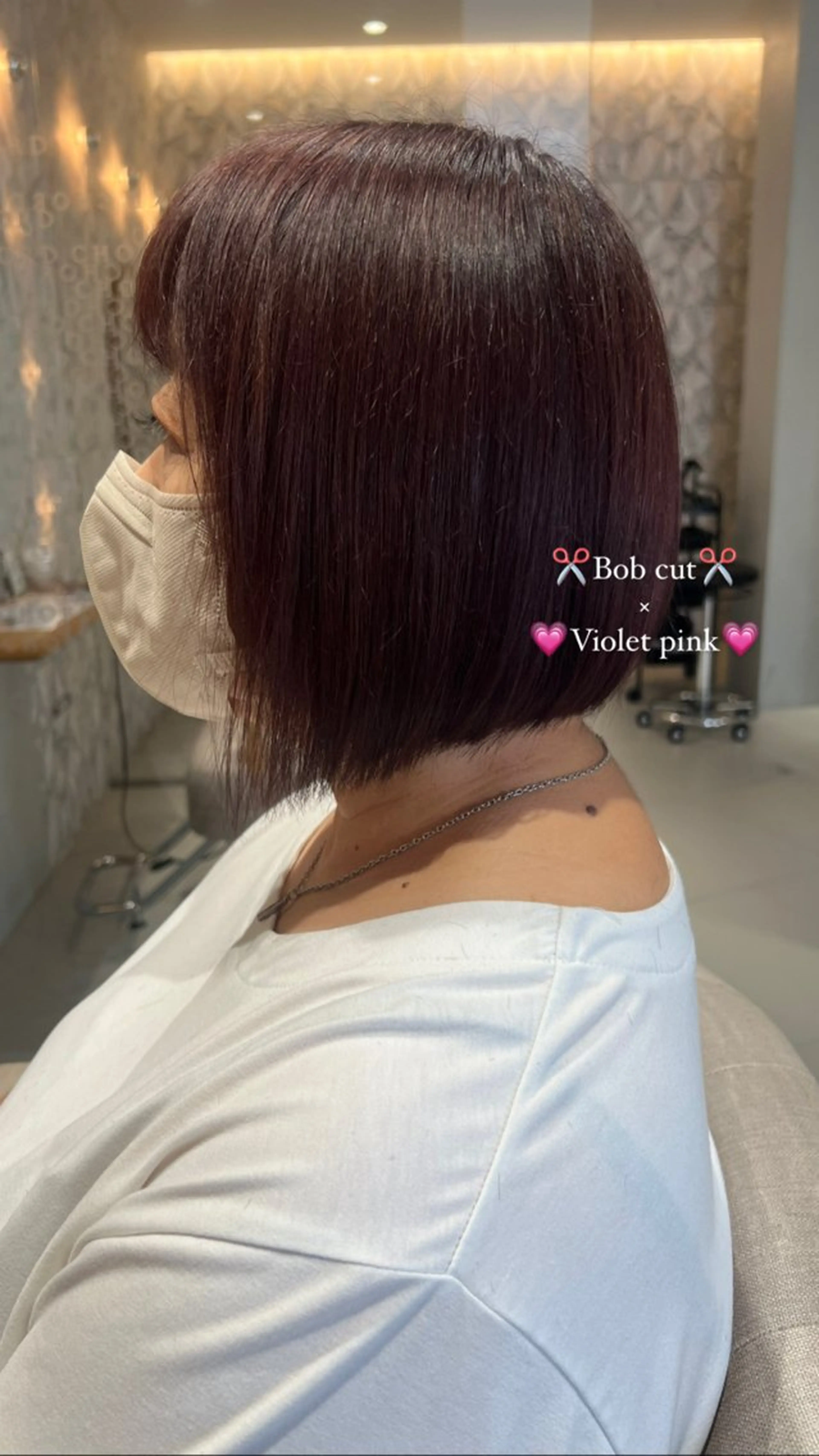 ショート カラー 前下がりボブ ボブ 🦄Rena 🦄のヘアスタイル