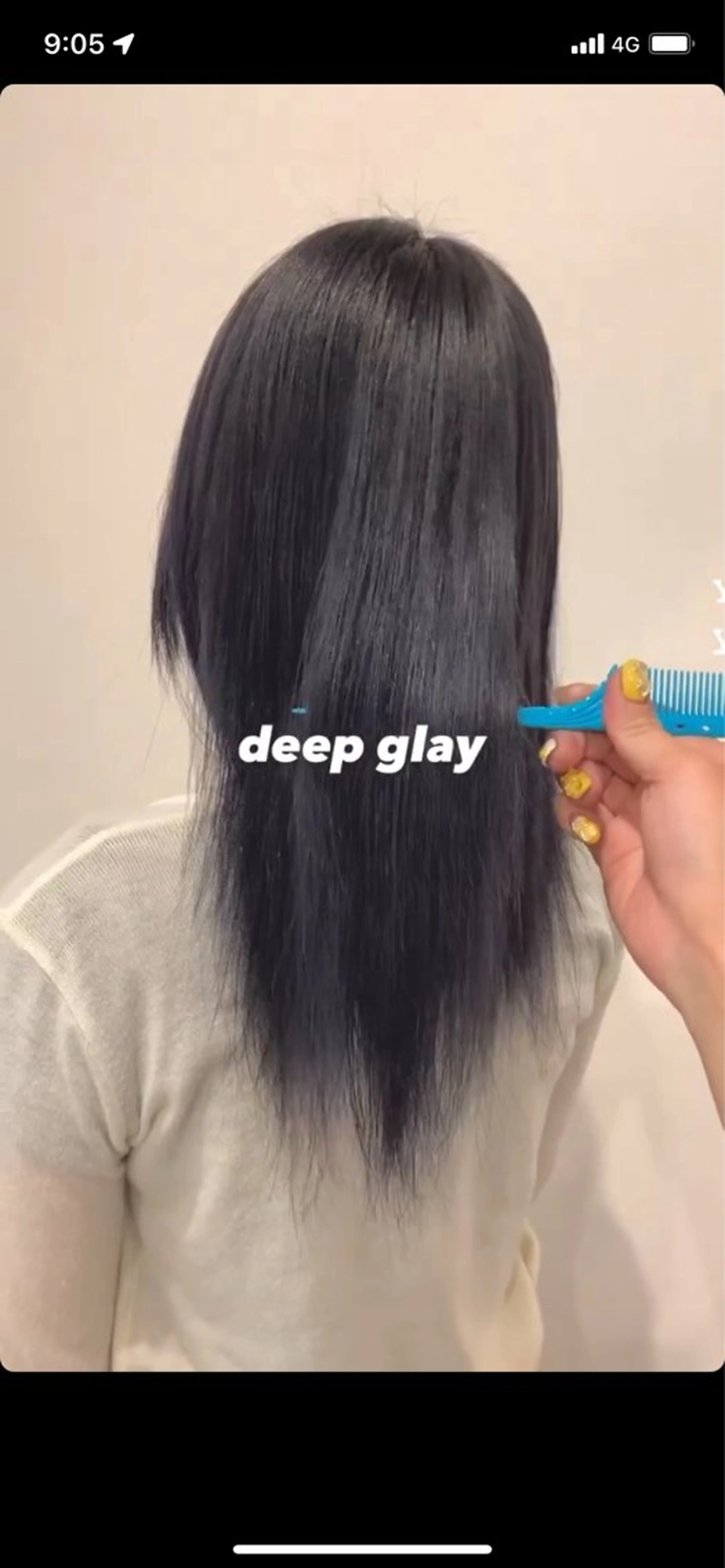 ミディアム カラー Agu peachのヘアスタイル