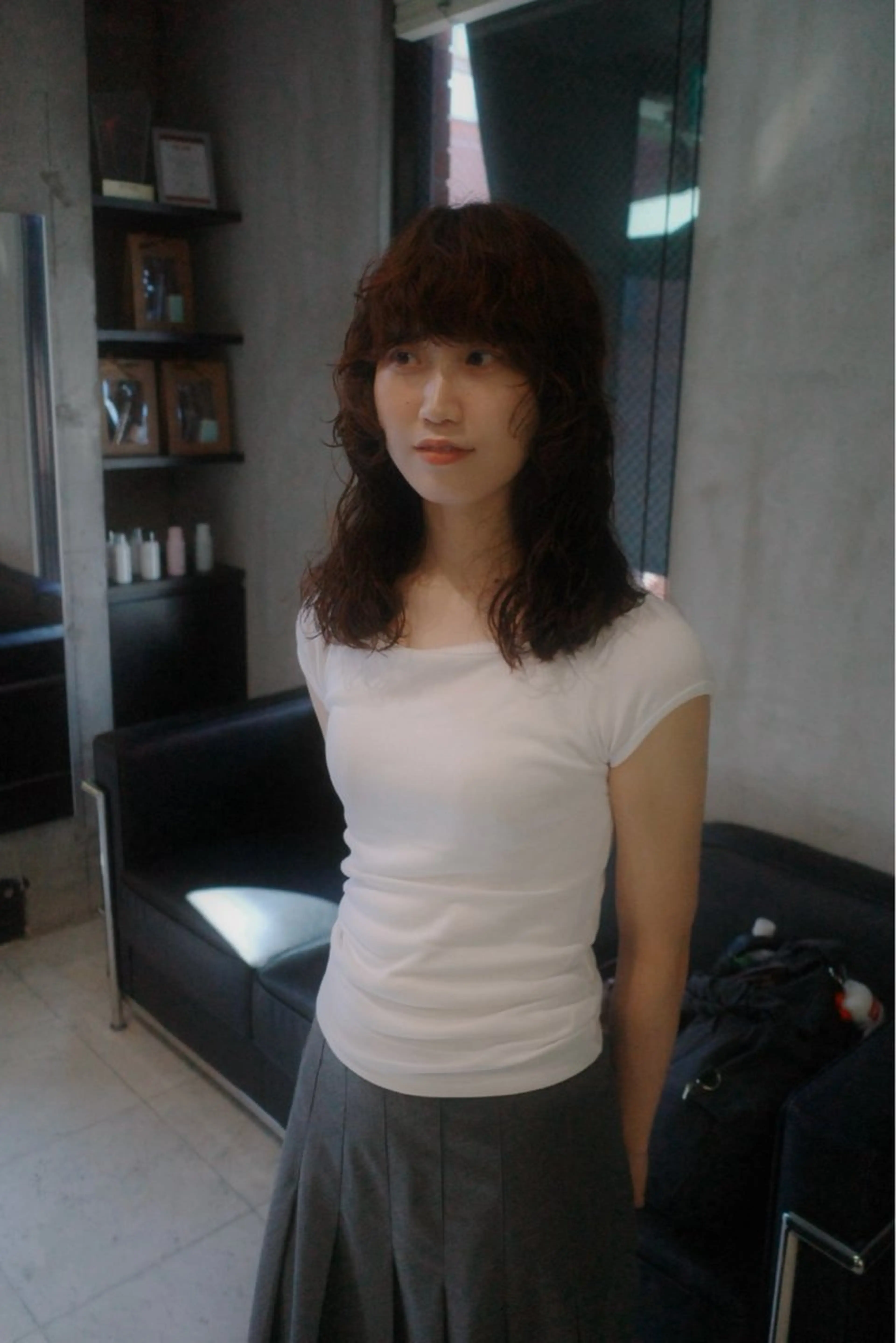 カット×パーマ(ミディアム​〜​ロング)の写真