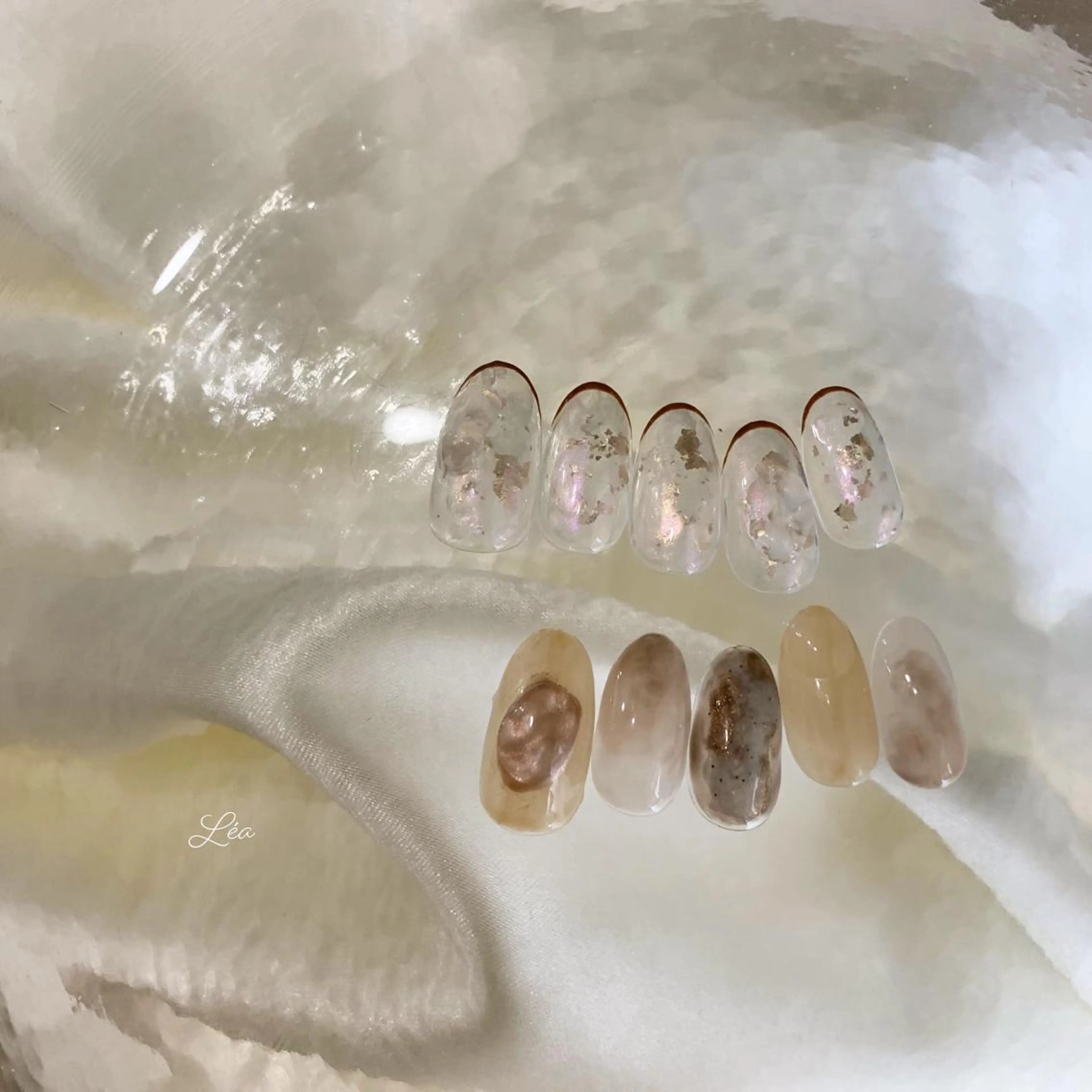 ネイル ジェルネイル パラジェル Léa nailのネイルデザイン