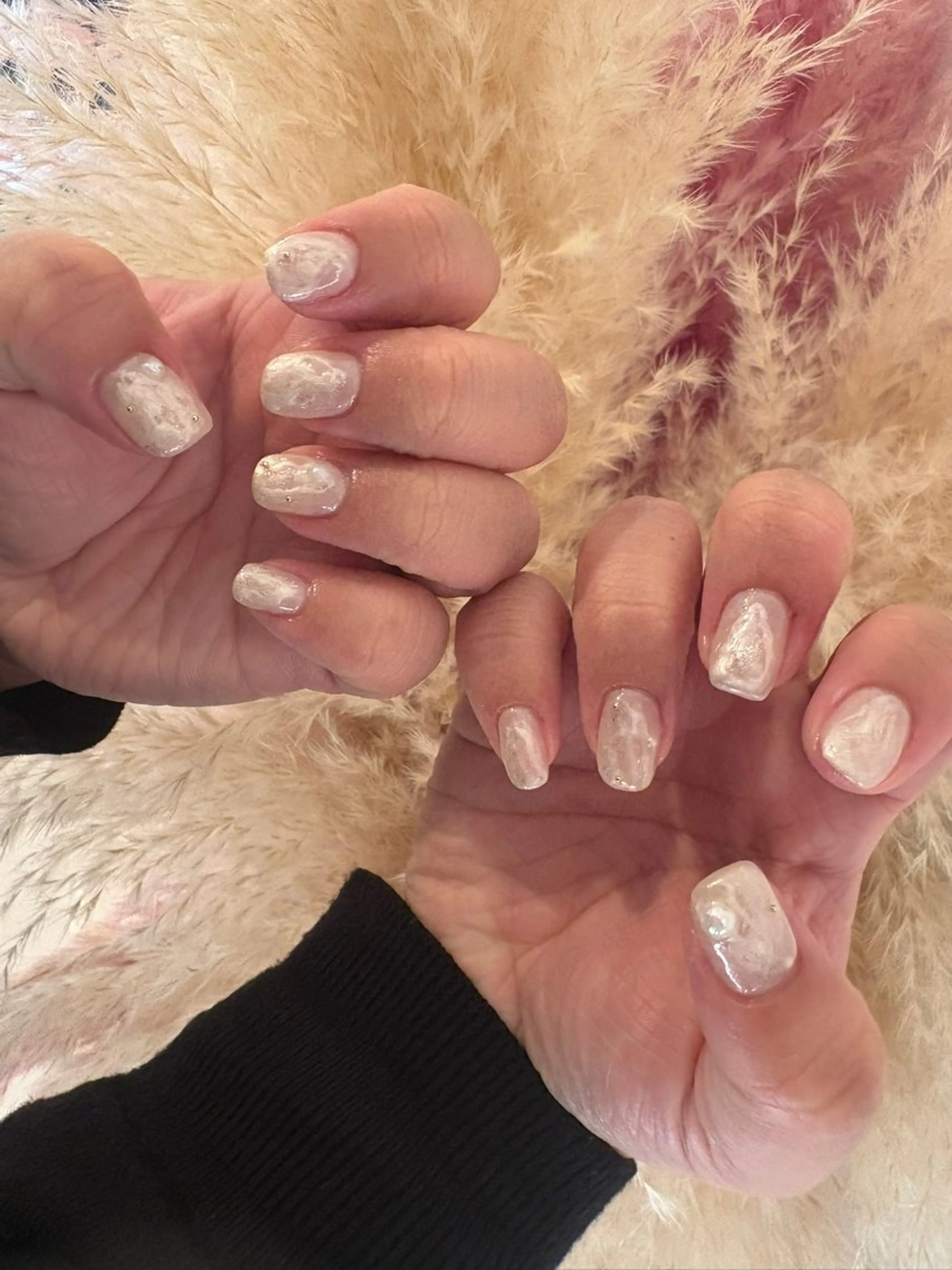 ショート ハンドネイル mou mou nailのネイルデザイン