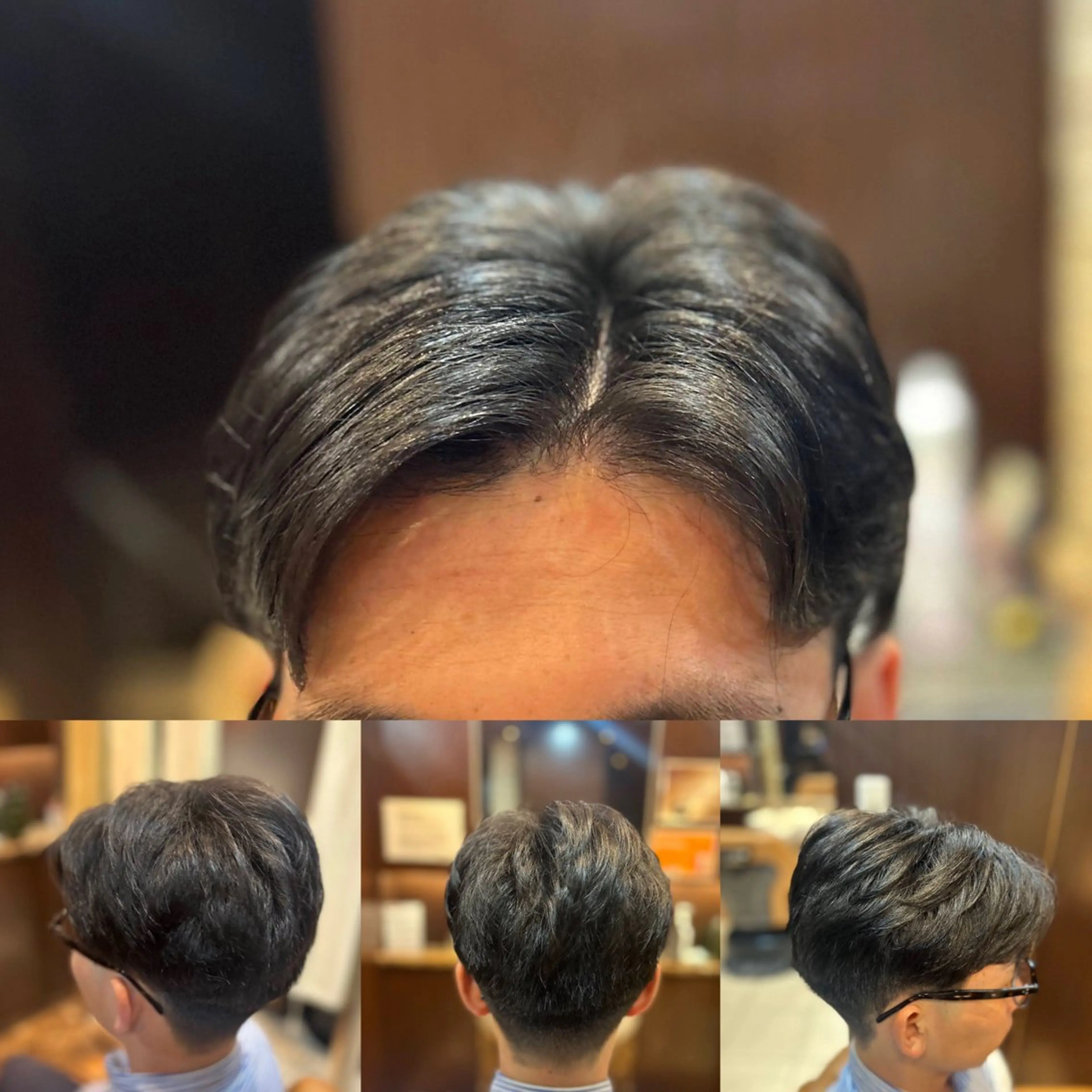 ショート パーマ メンズ カット パーマ 根尾 海咲のヘアスタイル