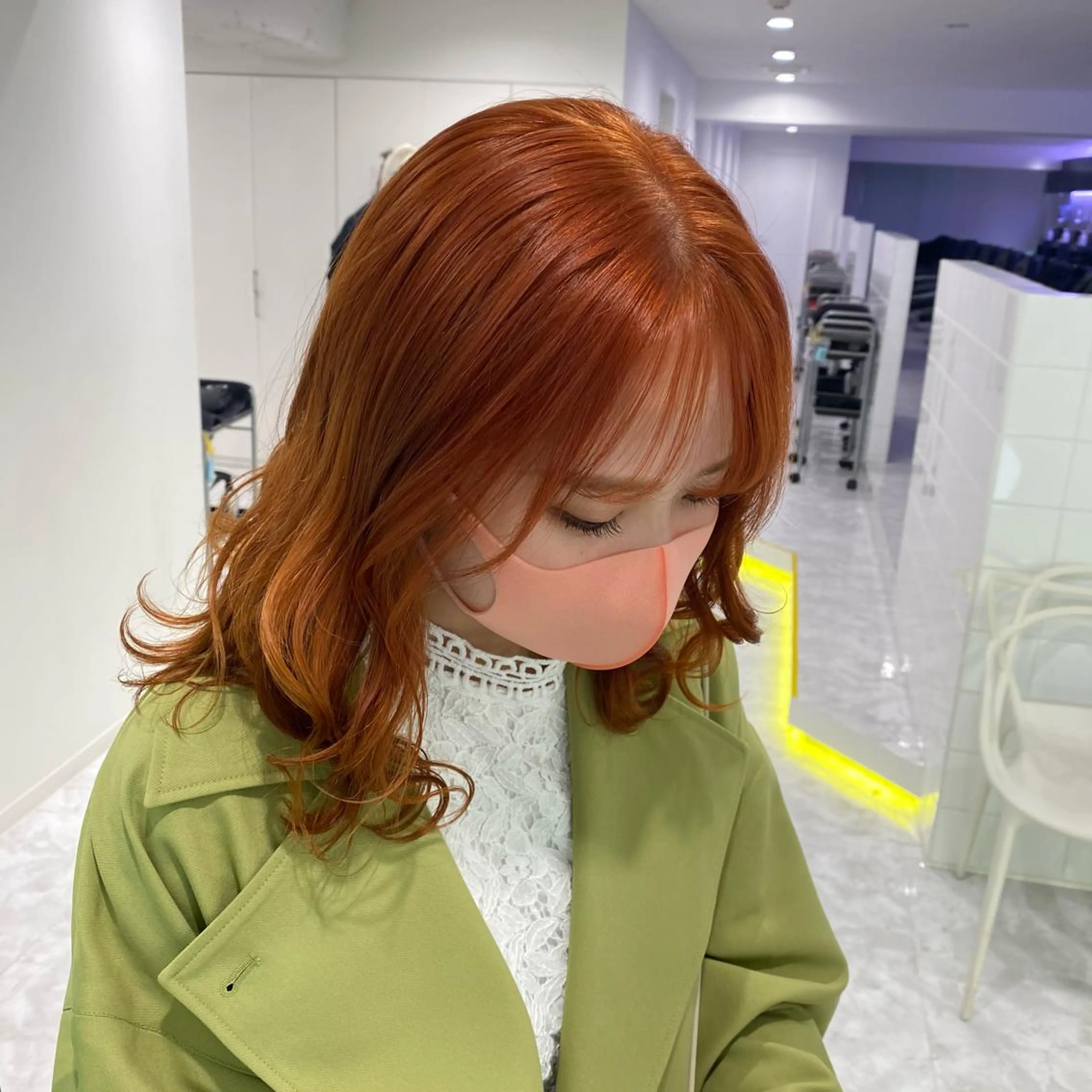 ショート カラー ヘアアレンジ ヘアカラー トリートメント GOTODAY shair salon 横浜mare店所属・mai🍑暖色カラー /レイヤー💖のヘアスタイル