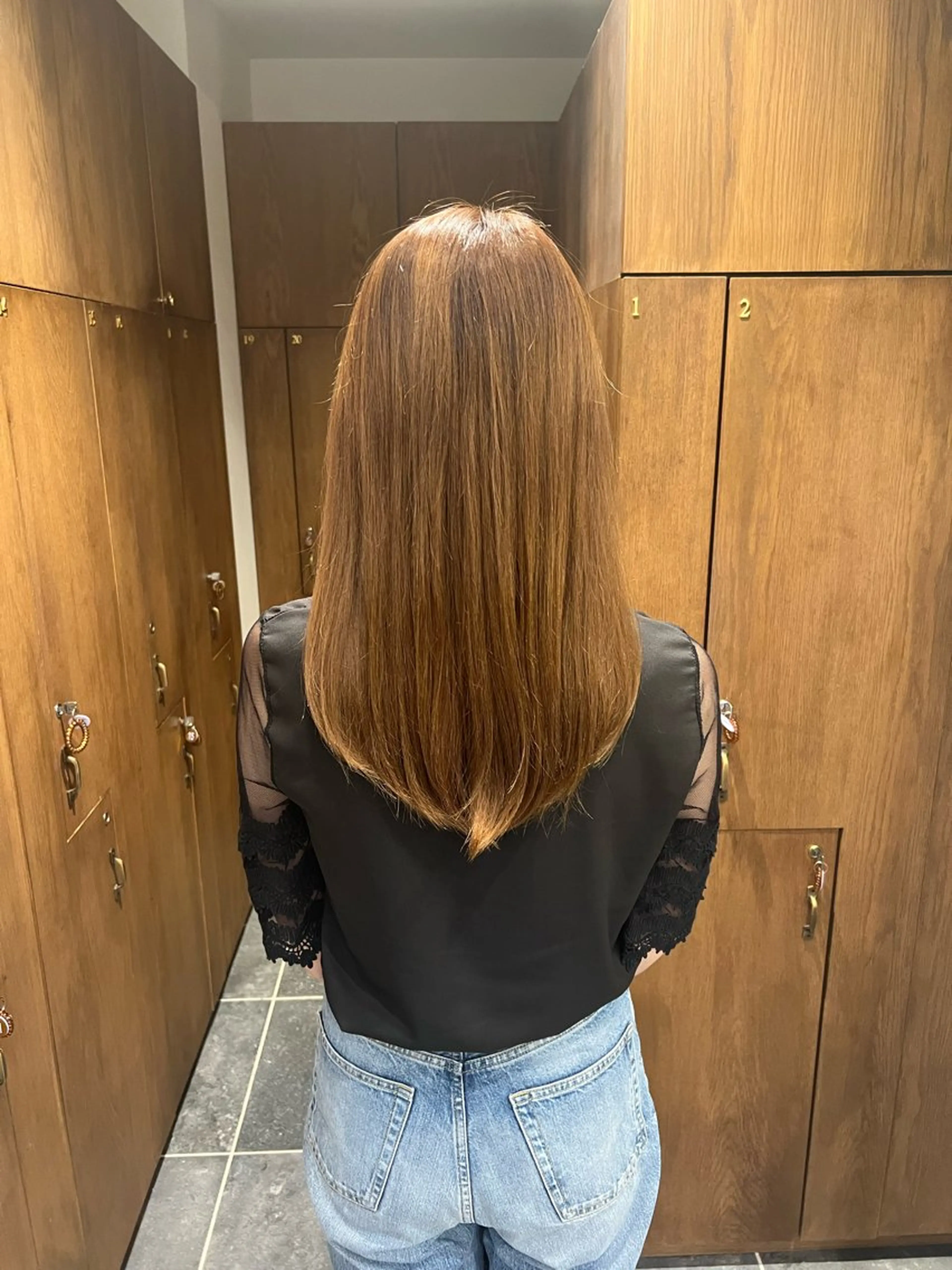 ロング カラー ヘッドスパ/縮毛矯正 /横山陸人のヘアスタイル