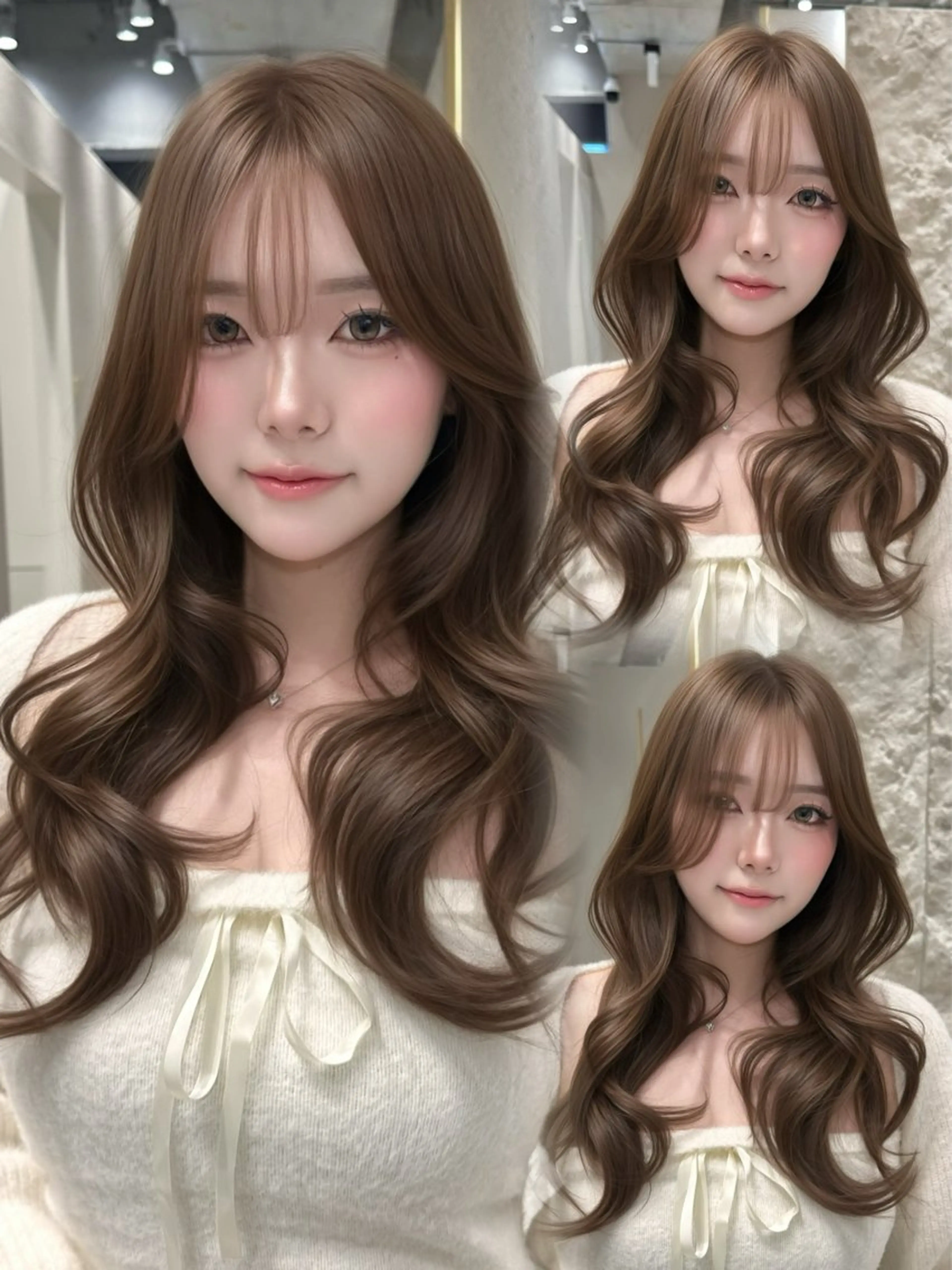 ロング カラー ヘアカラー ヘアセット 上品モテヘア🩶 karen🩶のヘアスタイル