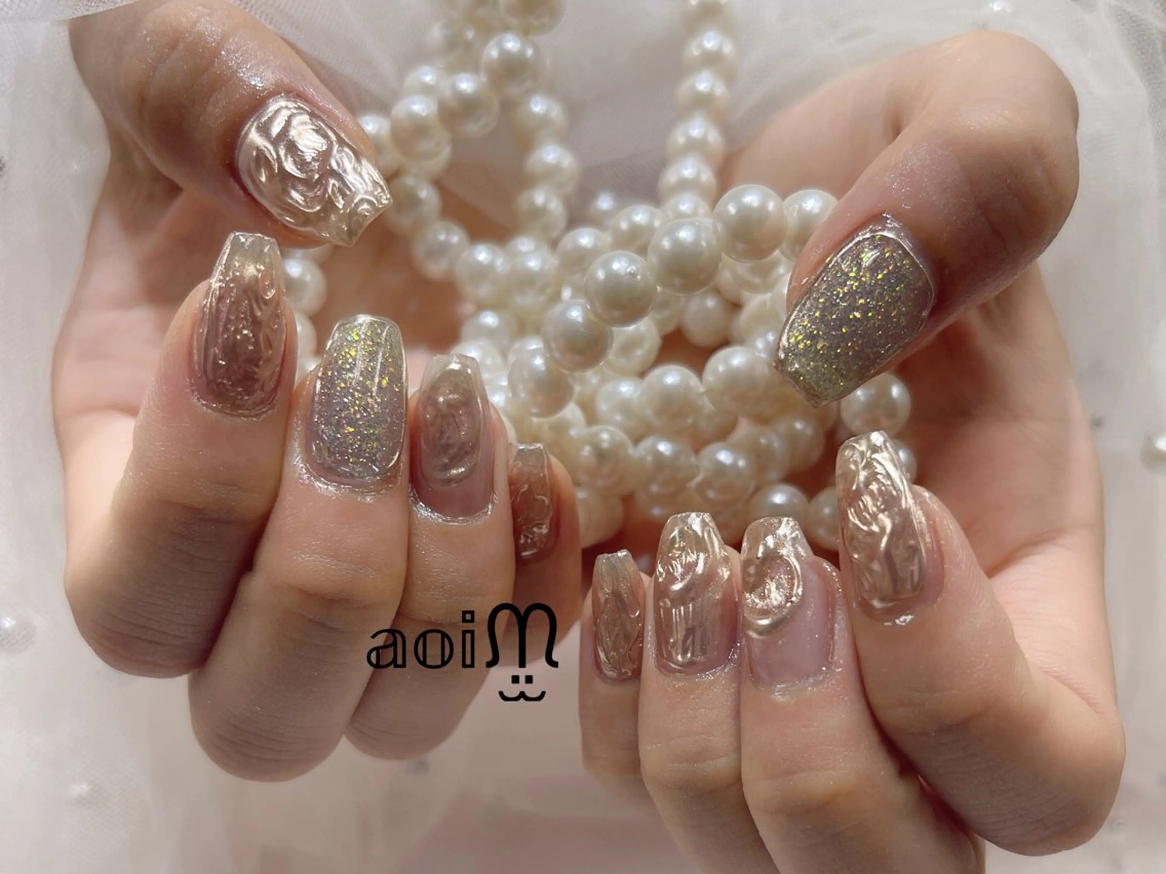 ネイル 葵うさぎ AIのネイルデザイン