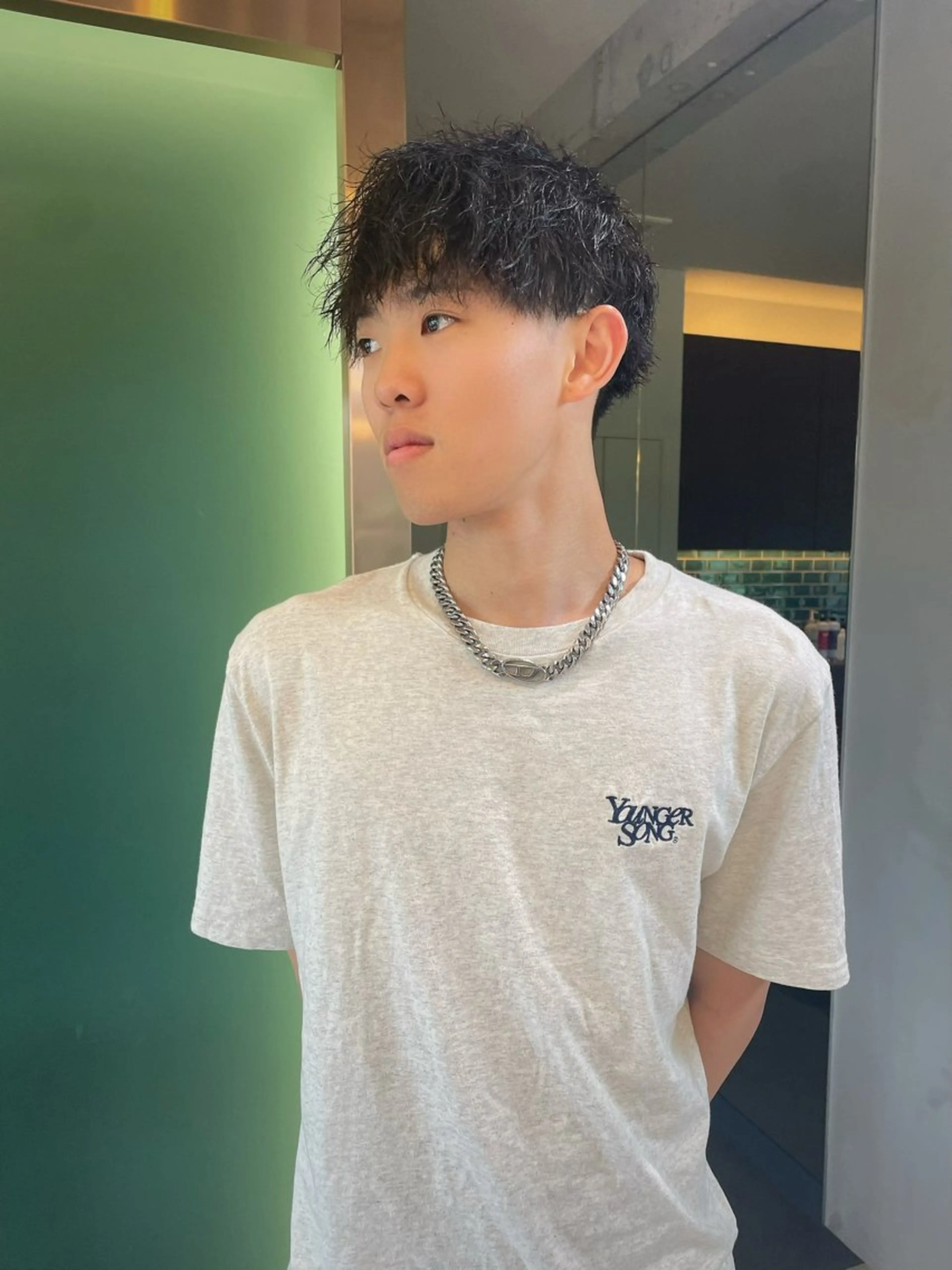 パーマ メンズ メンズパーマ 森口 誠斗のヘアスタイル