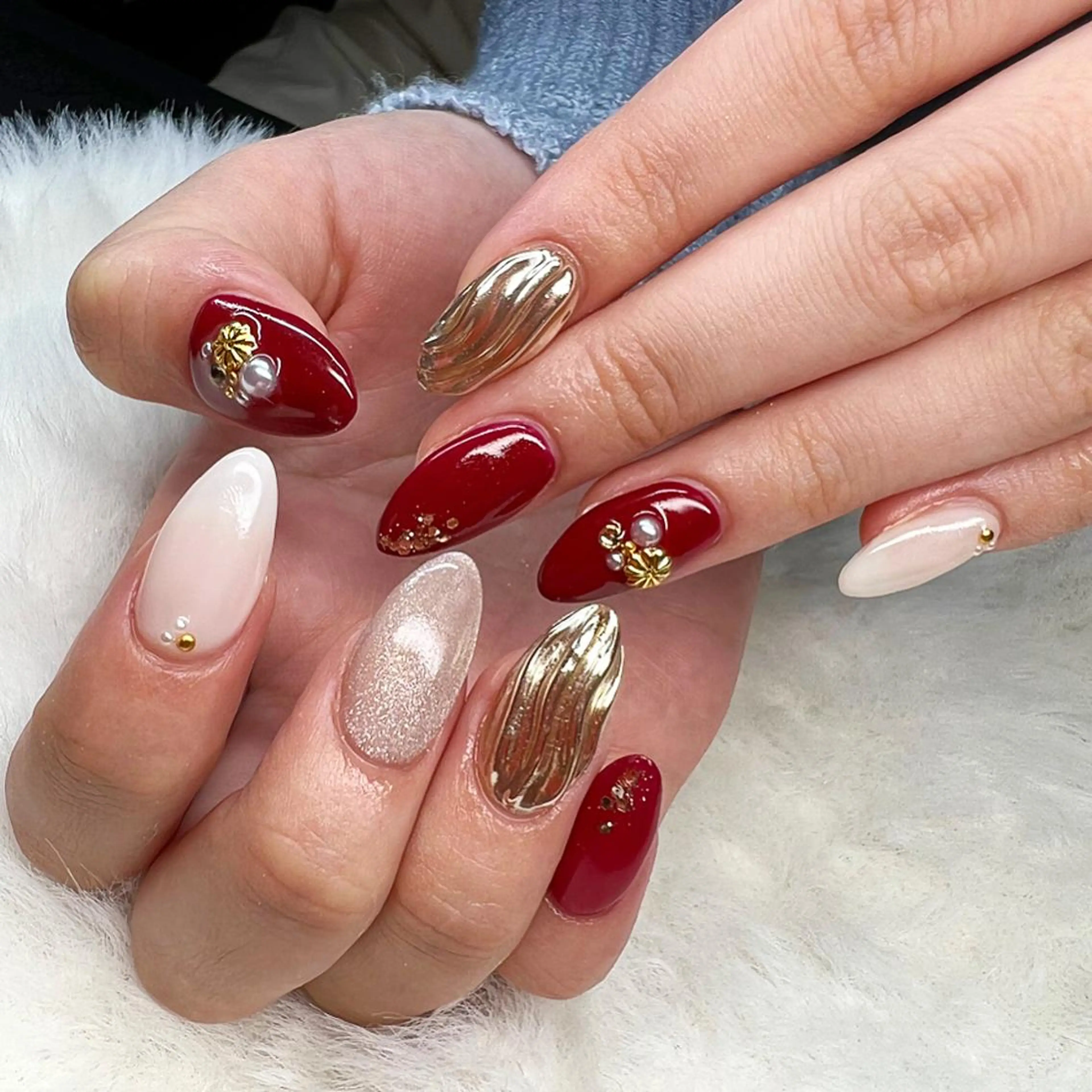 ミディアム ネイル nail salon azuのネイルデザイン