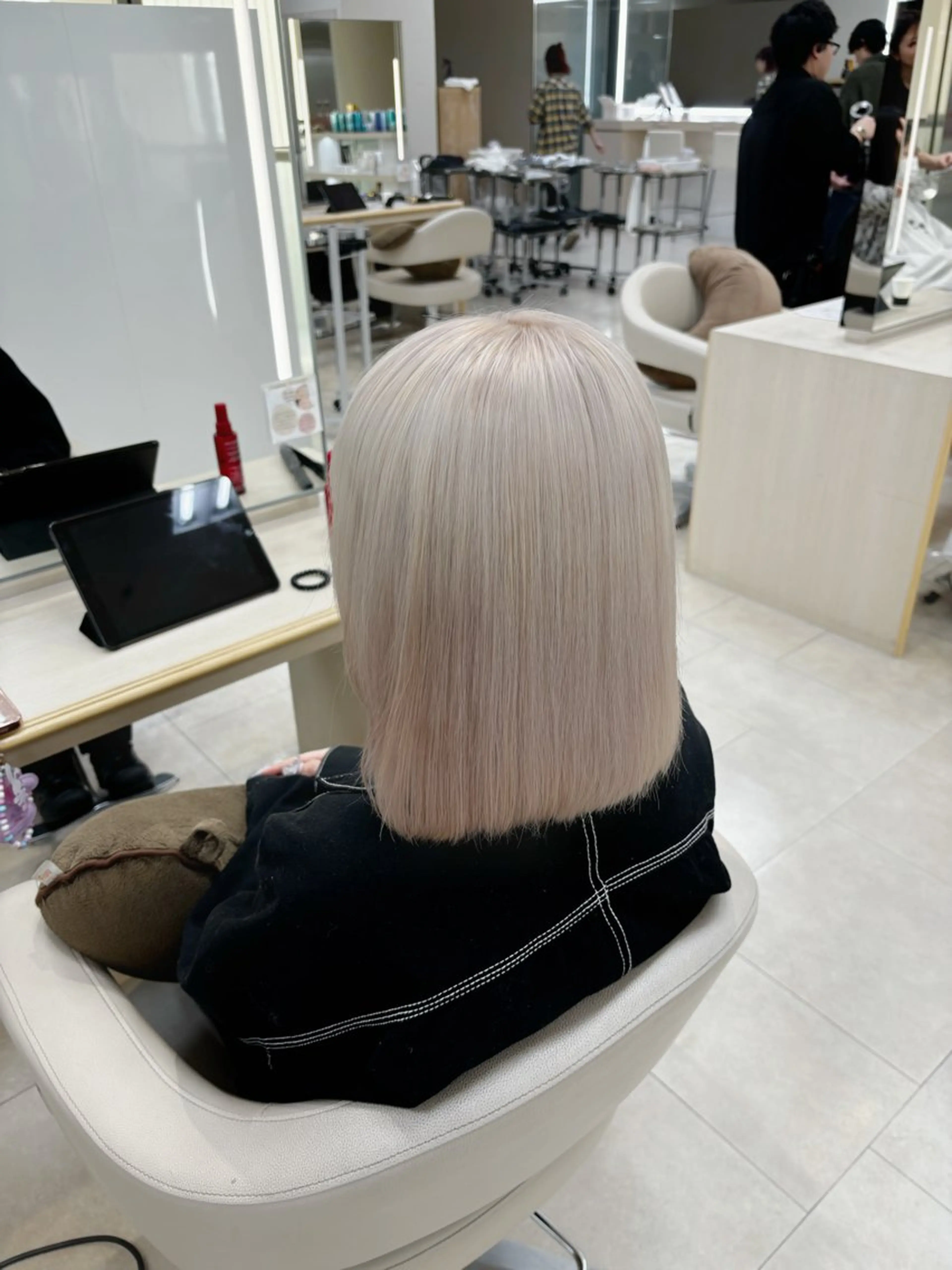 ショート カラー カット ヘアカラー 推し活/韓国/ブリー チカラーminamiのヘアスタイル