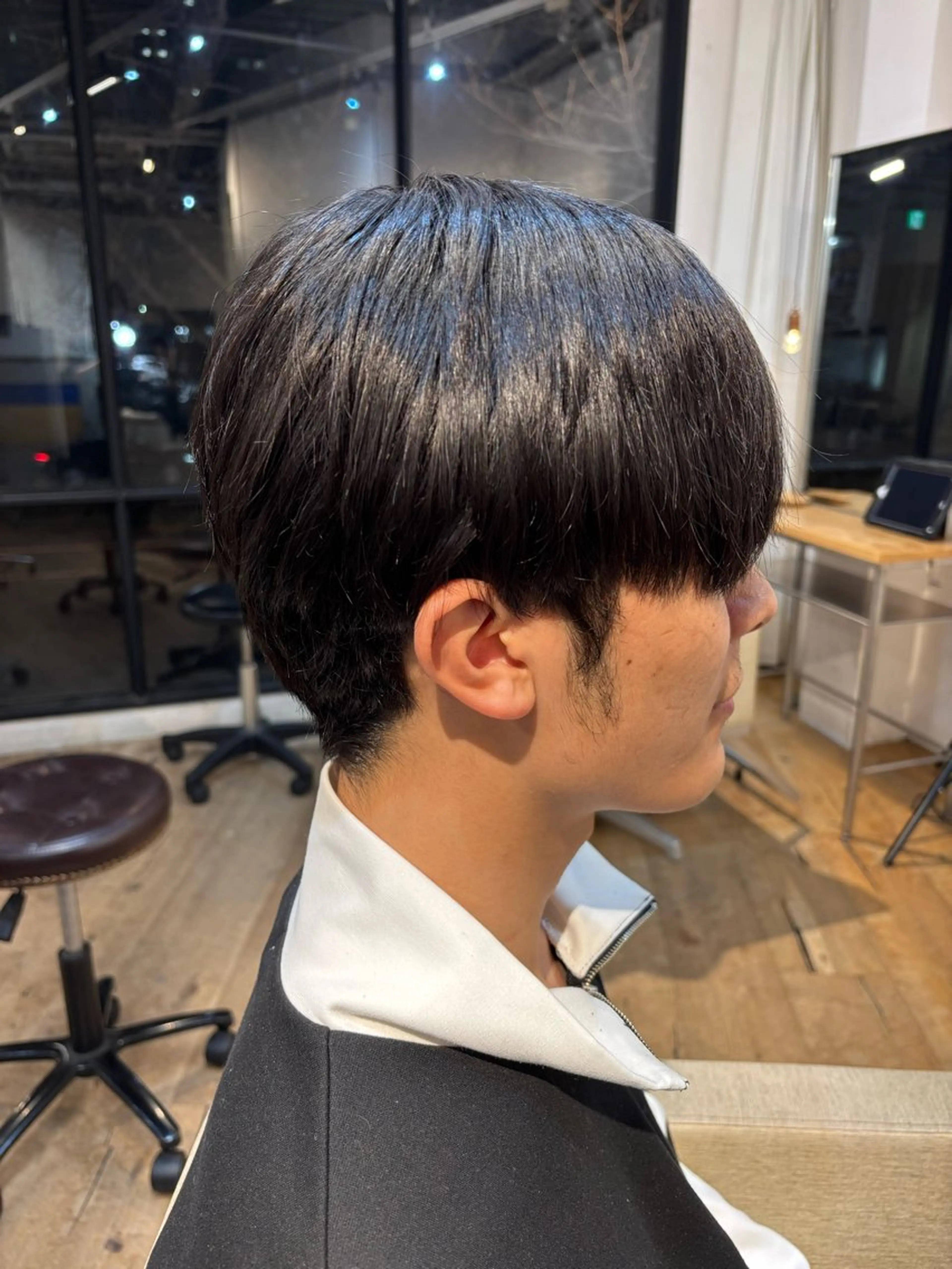 【✨️真っ直ぐになり過ぎない自然感✨️】メンズ縮毛矯正+カットの写真