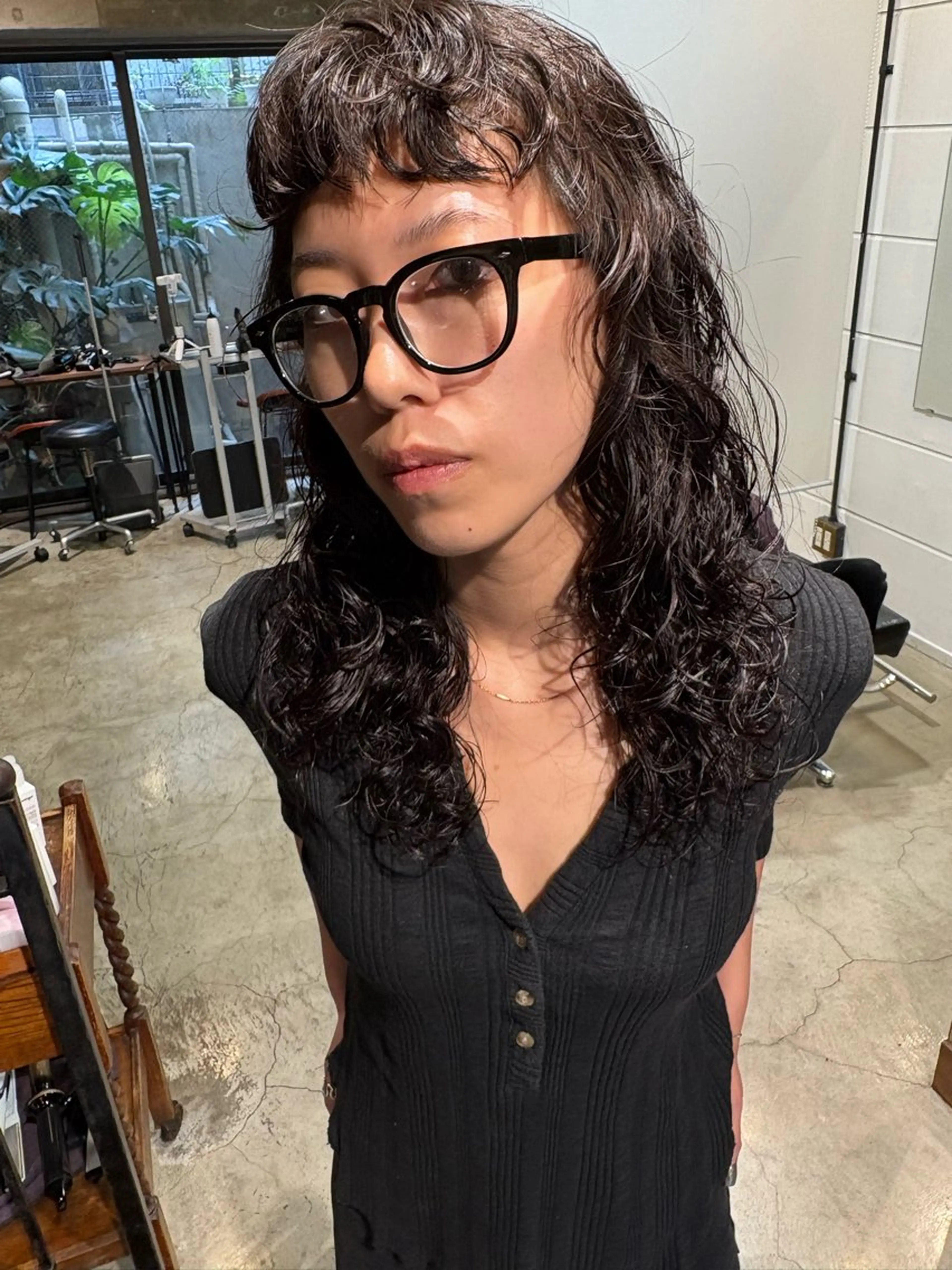 ロング パーマ ボブ ウルフカット スパイラルパーマ カット パーマ 【お洒落パーマ】 Elme　肥塚康汰郎のヘアスタイル