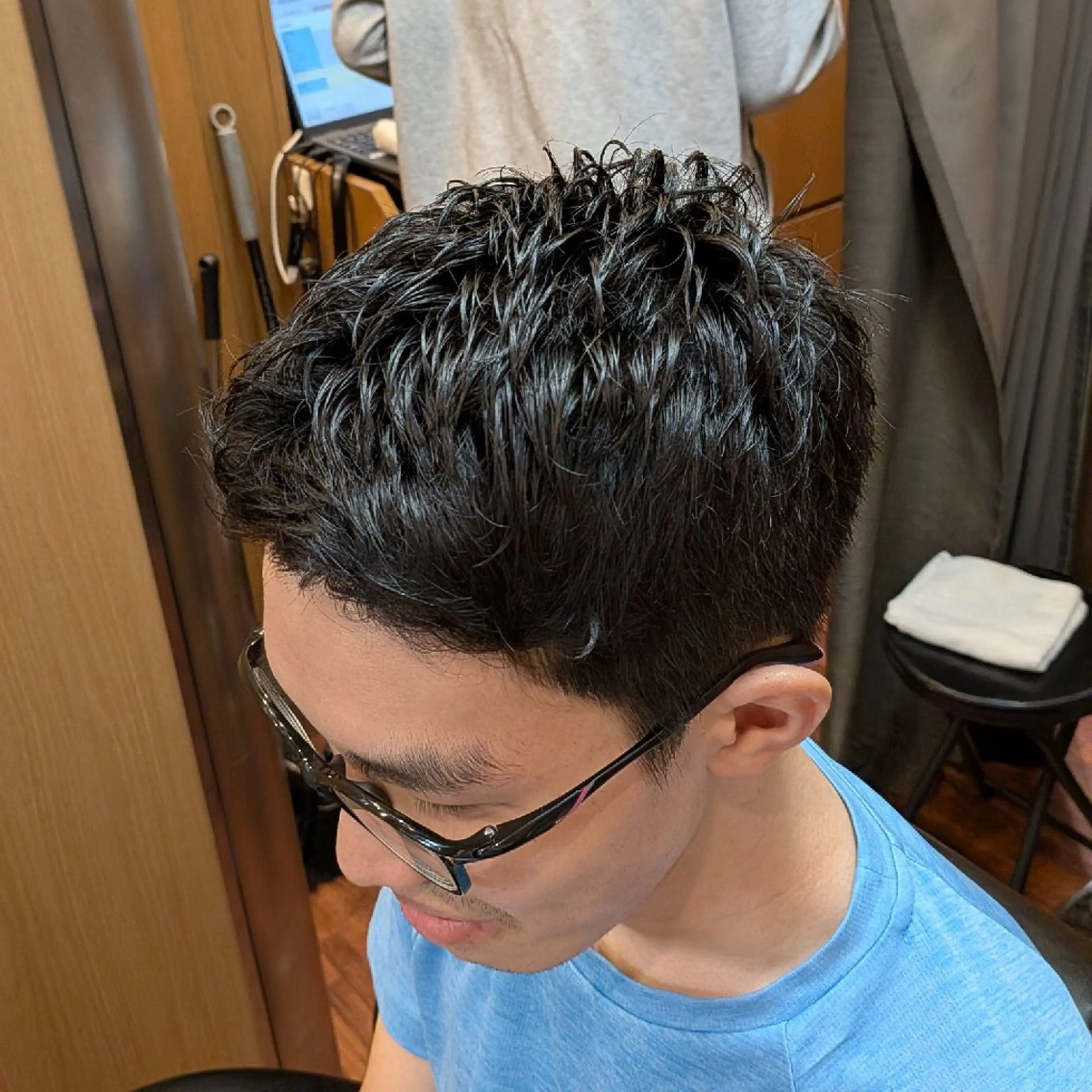 メンズ ショート 荻野 青空のヘアスタイル