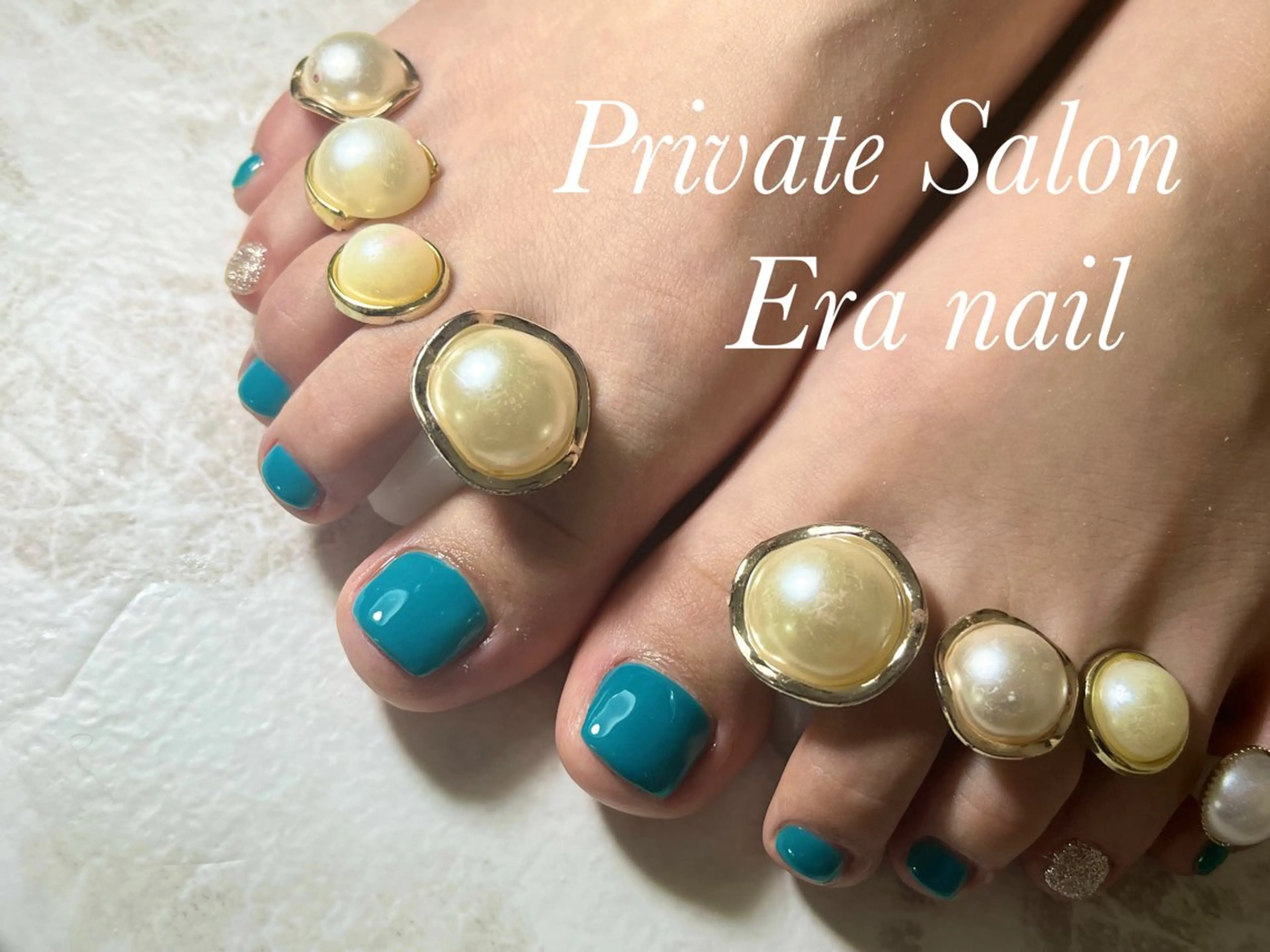 ネイル フットネイル ワンカラーネイル フットネイル Era nailのネイルデザイン