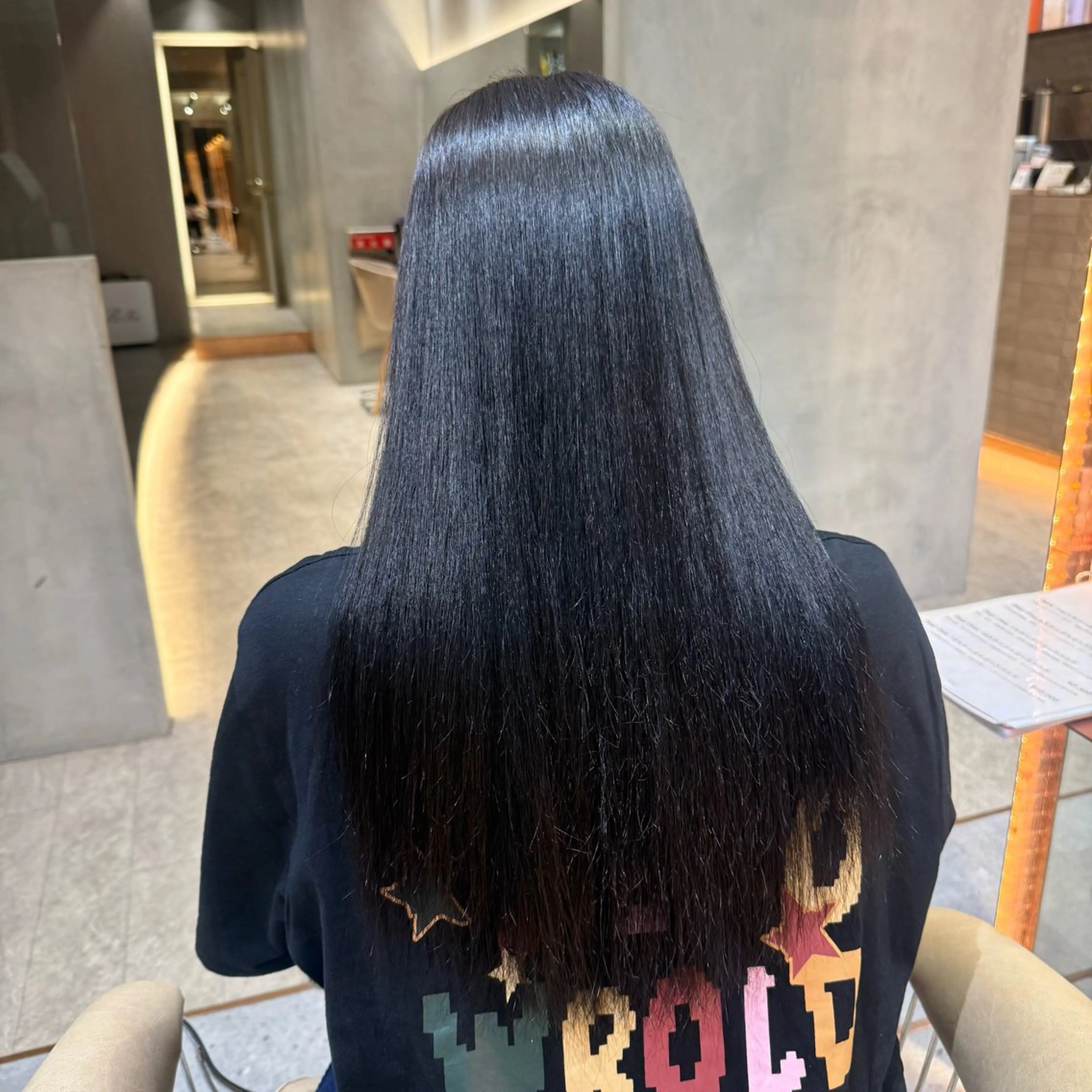 ロング ヘアカラー 縮毛矯正 トリートメント 似合わせボブ🌟 艶髪特化💗村松優斗のヘアスタイル
