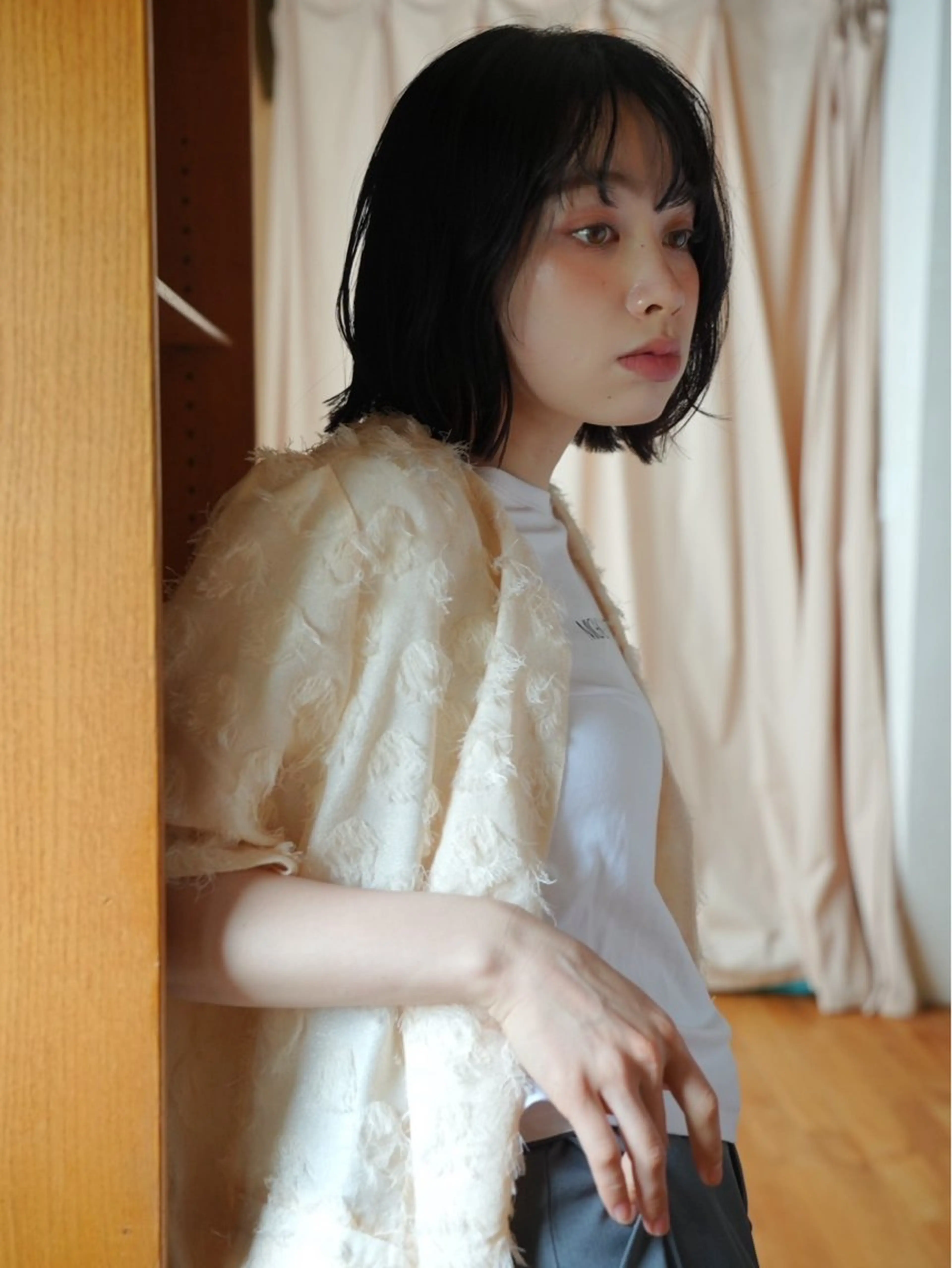 ショート カラー 髪質改善カラー ベージュ🤎YUMEのヘアスタイル