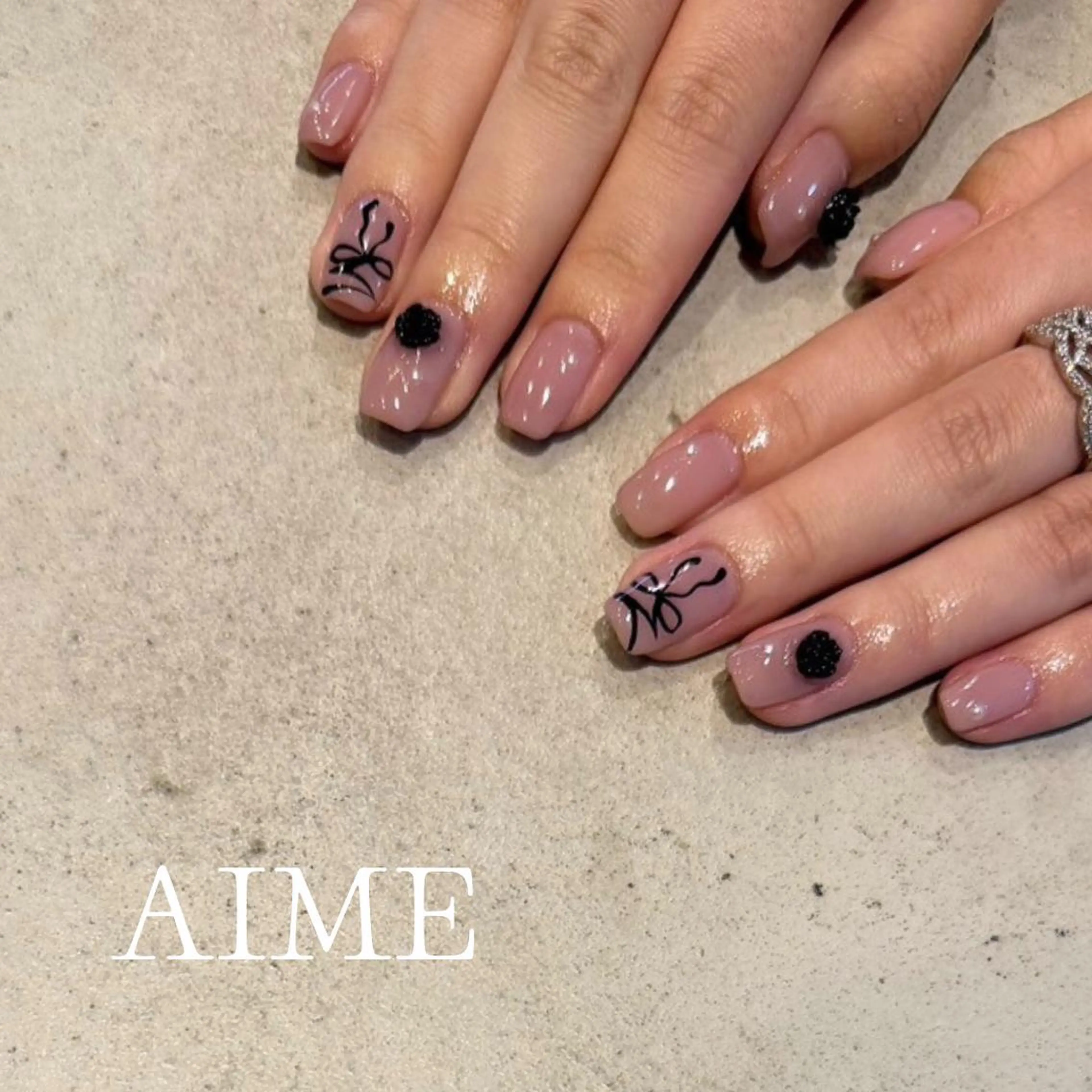 ネイル アートネイル ハンドネイル AIME （momo）のネイルデザイン