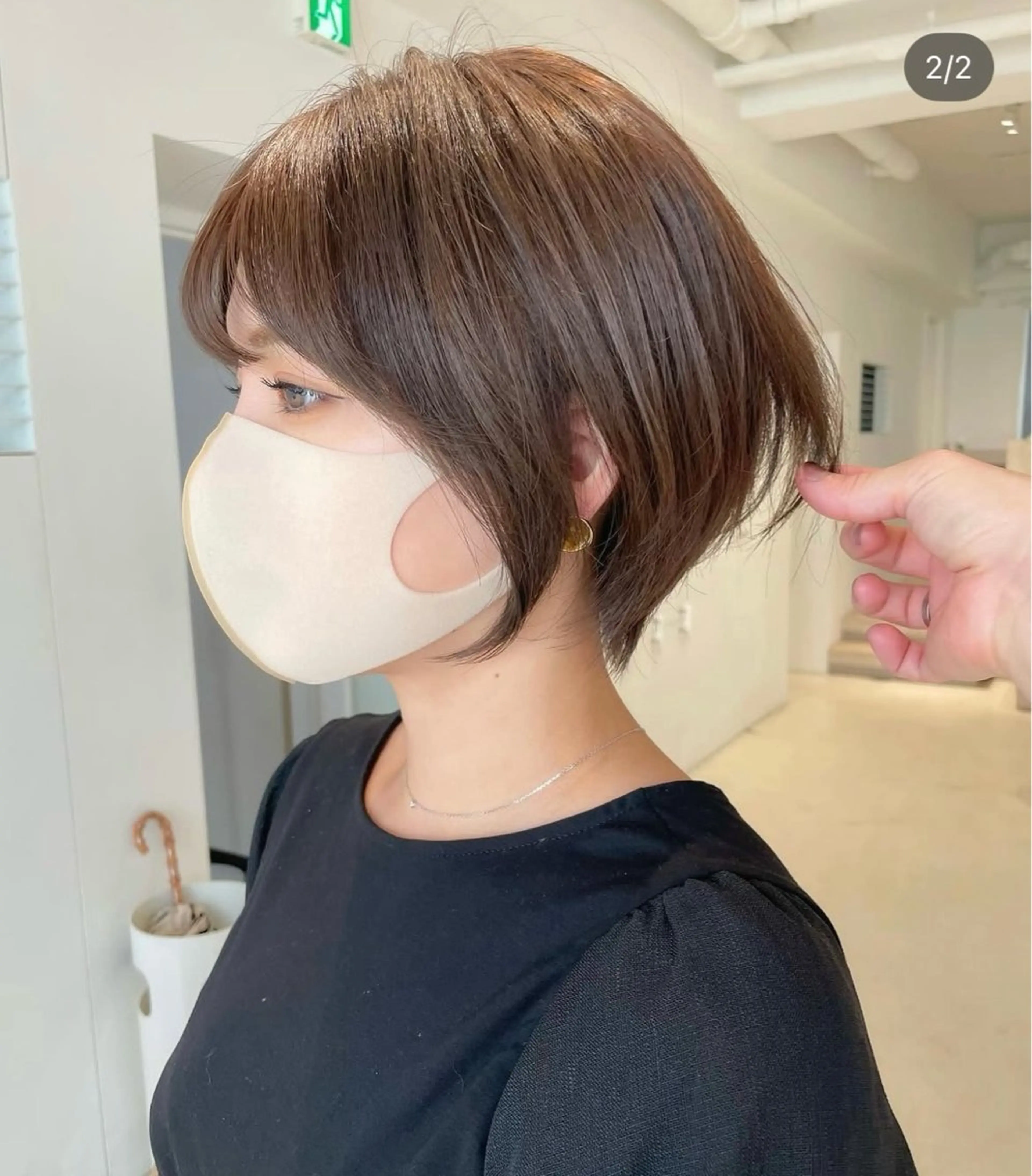 【⚠️すぐ予約やめてください‼️予約リクエストから⚠️】🖤ショートカットモデル🖤の写真